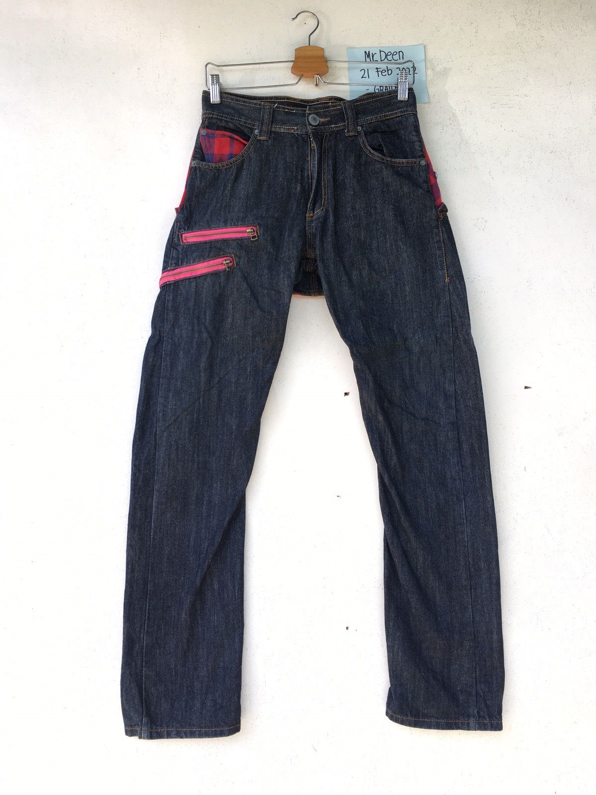 Japanese Brand Rare Vintage Dominate Handcrafted Jeans / Denim Size US 30 / EU 46 - 2 Thumbnail