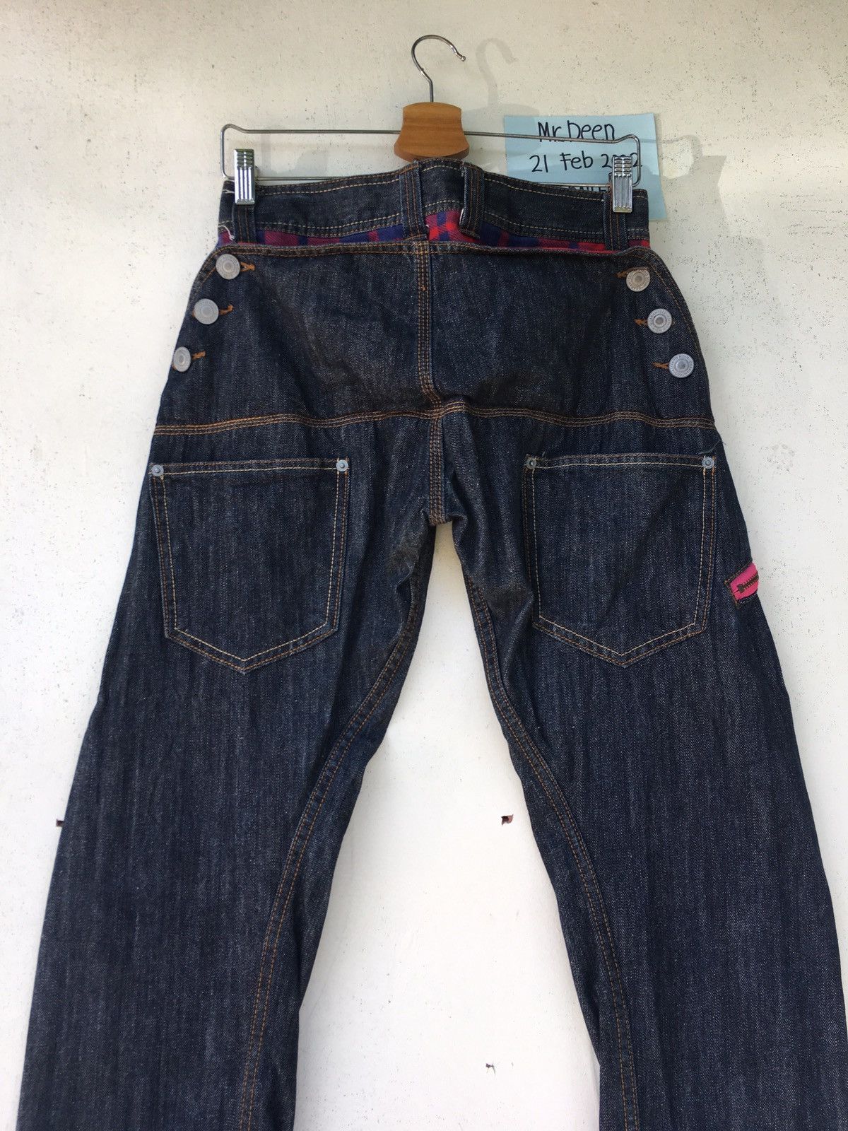 Japanese Brand Rare Vintage Dominate Handcrafted Jeans / Denim Size US 30 / EU 46 - 13 Thumbnail