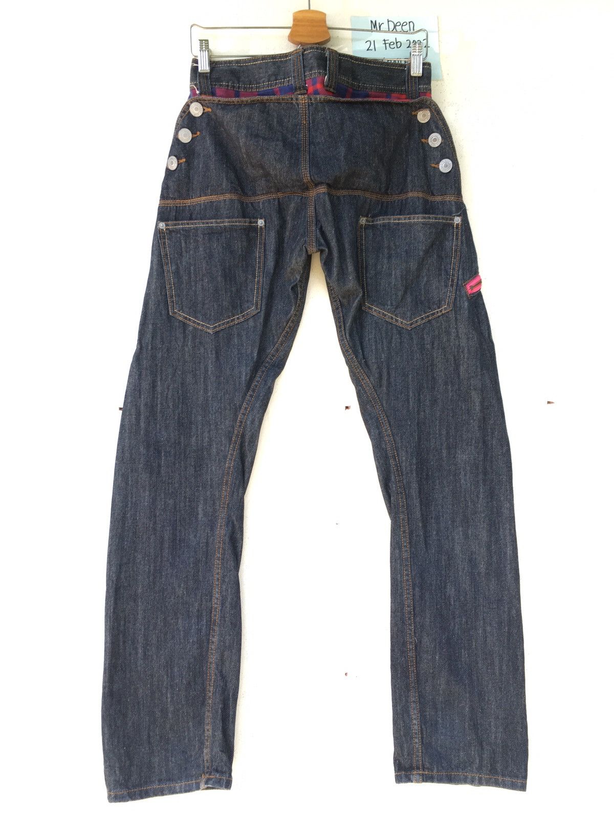Japanese Brand Rare Vintage Dominate Handcrafted Jeans / Denim Size US 30 / EU 46 - 12 Thumbnail