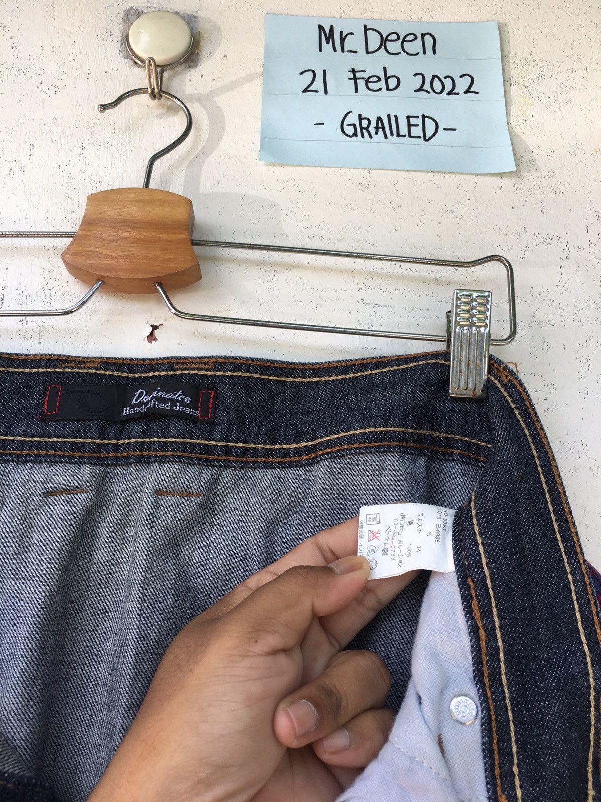 Japanese Brand Rare Vintage Dominate Handcrafted Jeans / Denim Size US 30 / EU 46 - 17 Thumbnail
