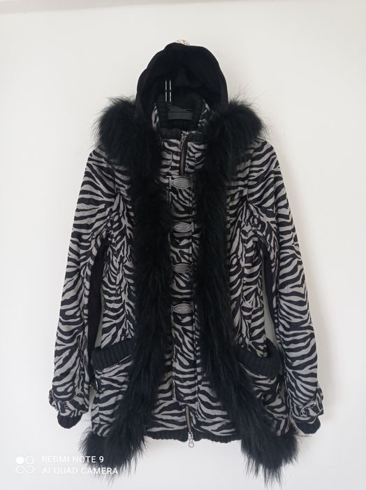 Japanese Brand Maison Gilfy hooded jacket punk style Zebra Spirit