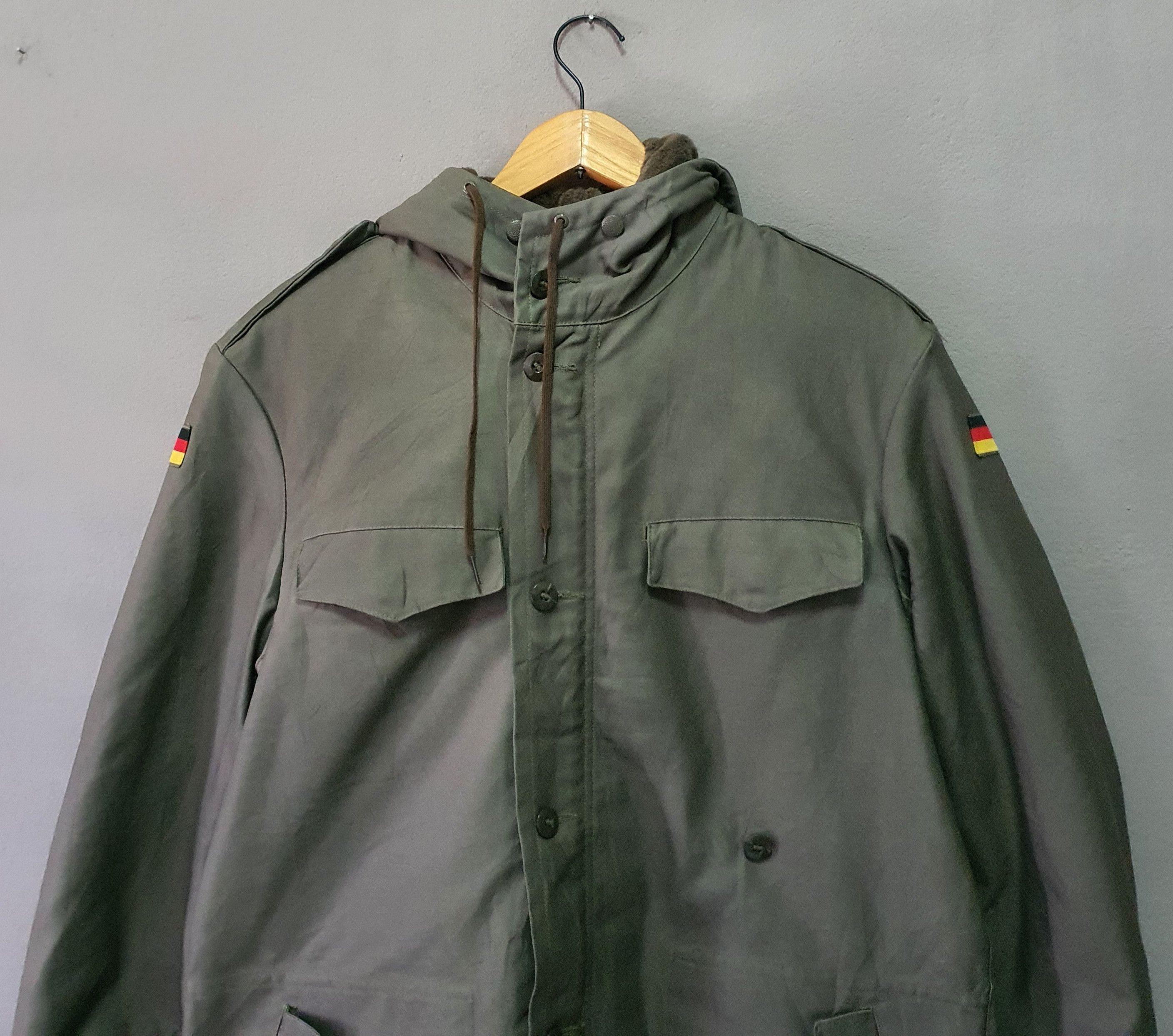 German Army Trainers Vintage Vintage 1989 Jeans Express Germany Army Parka Jacket Gr.5 Grailed