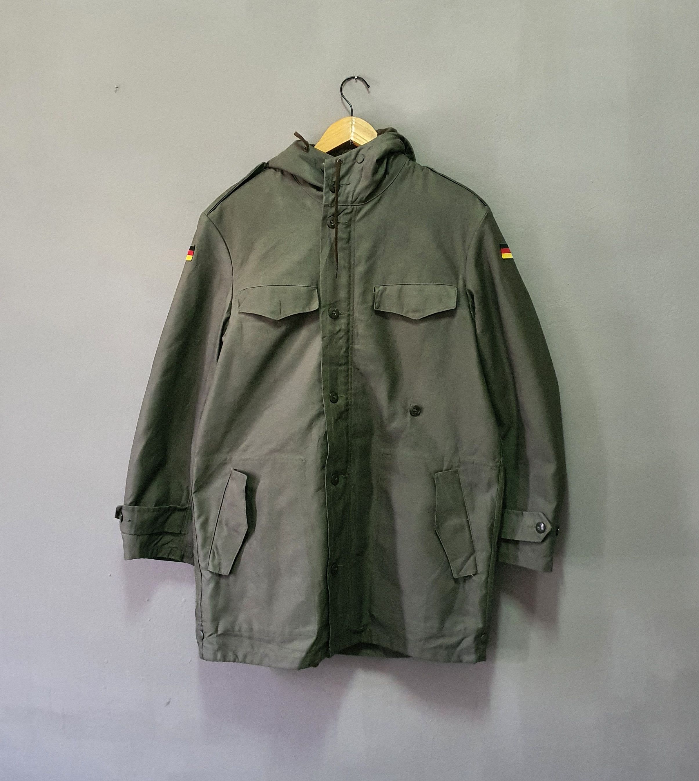 German Army Trainers Vintage Vintage 1989 Jeans Express Germany Army Parka Jacket Gr.5 Grailed