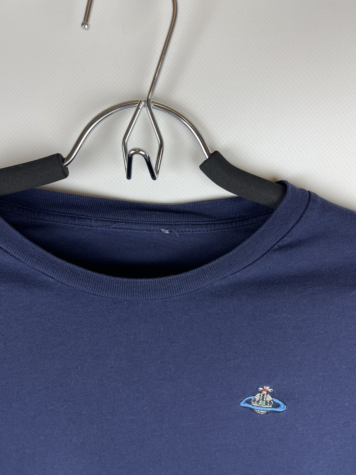 Vivienne Westwood Vivienne Westwood blue navy logo tee shirt Size US XS / EU 42 / 0 - 6 Thumbnail