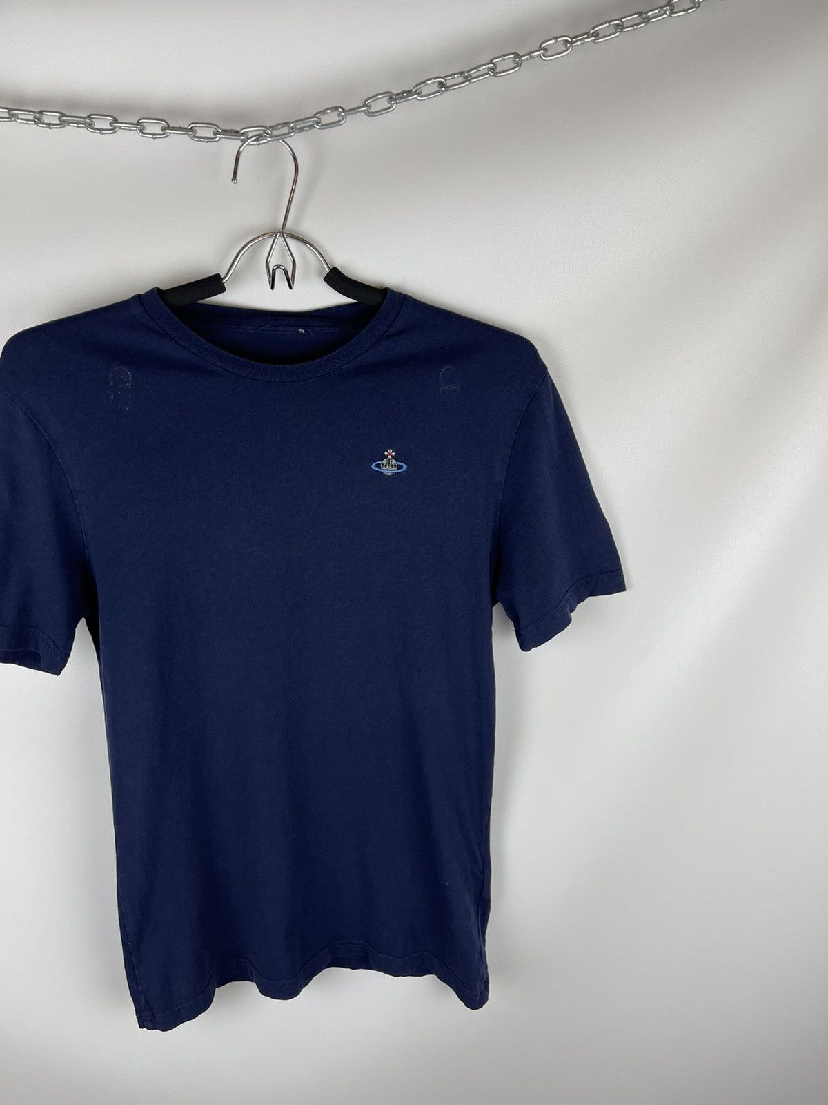 Vivienne Westwood Vivienne Westwood blue navy logo tee shirt Size US XS / EU 42 / 0 - 5 Thumbnail