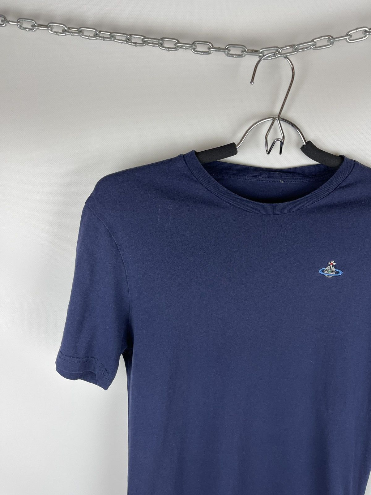 Vivienne Westwood Vivienne Westwood blue navy logo tee shirt Size US XS / EU 42 / 0 - 2 Thumbnail