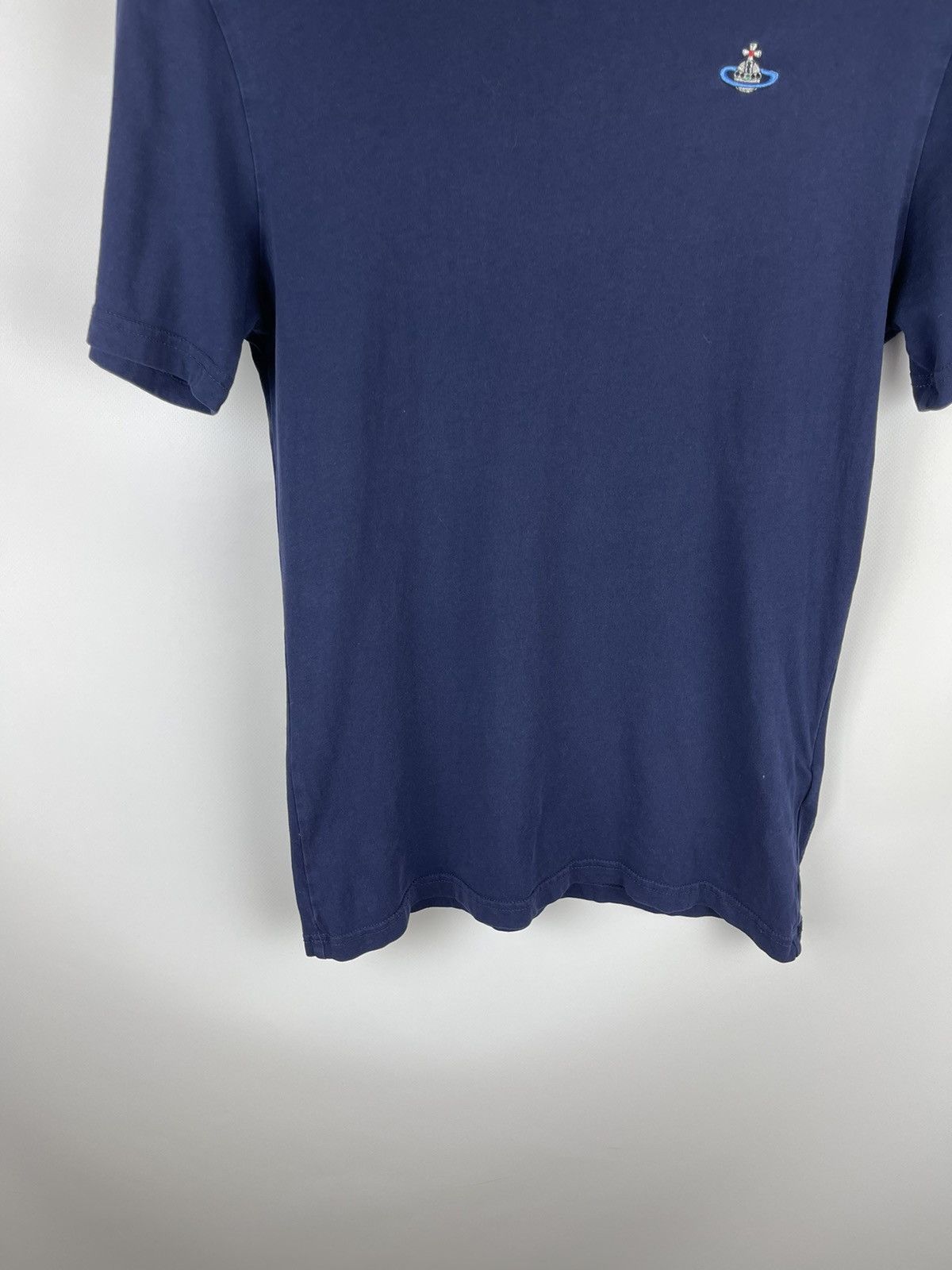 Vivienne Westwood Vivienne Westwood blue navy logo tee shirt Size US XS / EU 42 / 0 - 3 Thumbnail