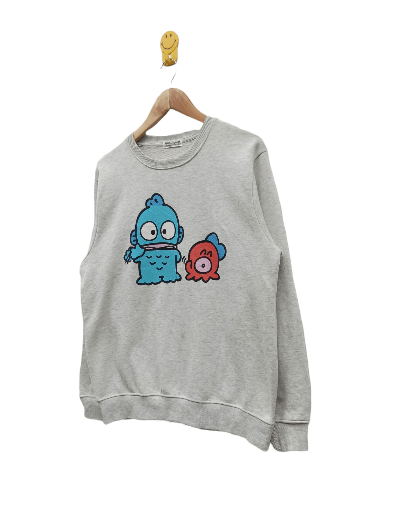 Anime × Cartoon Network × Japanese Brand Japanese Sanrio Cartoon Hangyodon Sweatshirt Size US L / EU 52-54 / 3 - 2 Thumbnail