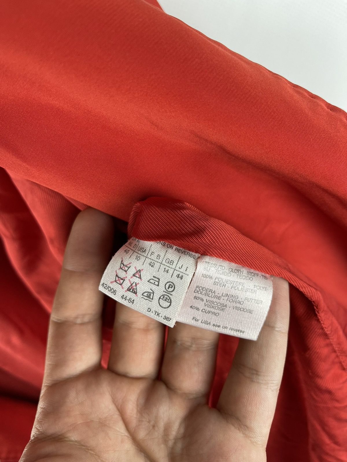 Max Mara MaxMara red light coat belted trench blazer jacket wmns Size L / US 10 / IT 46 - 7 Thumbnail