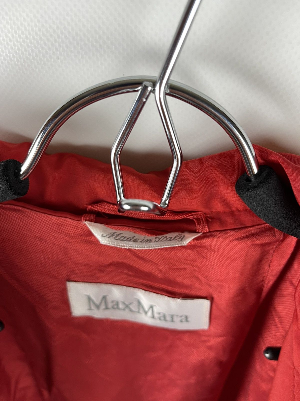 Max Mara MaxMara red light coat belted trench blazer jacket wmns Size L / US 10 / IT 46 - 8 Thumbnail