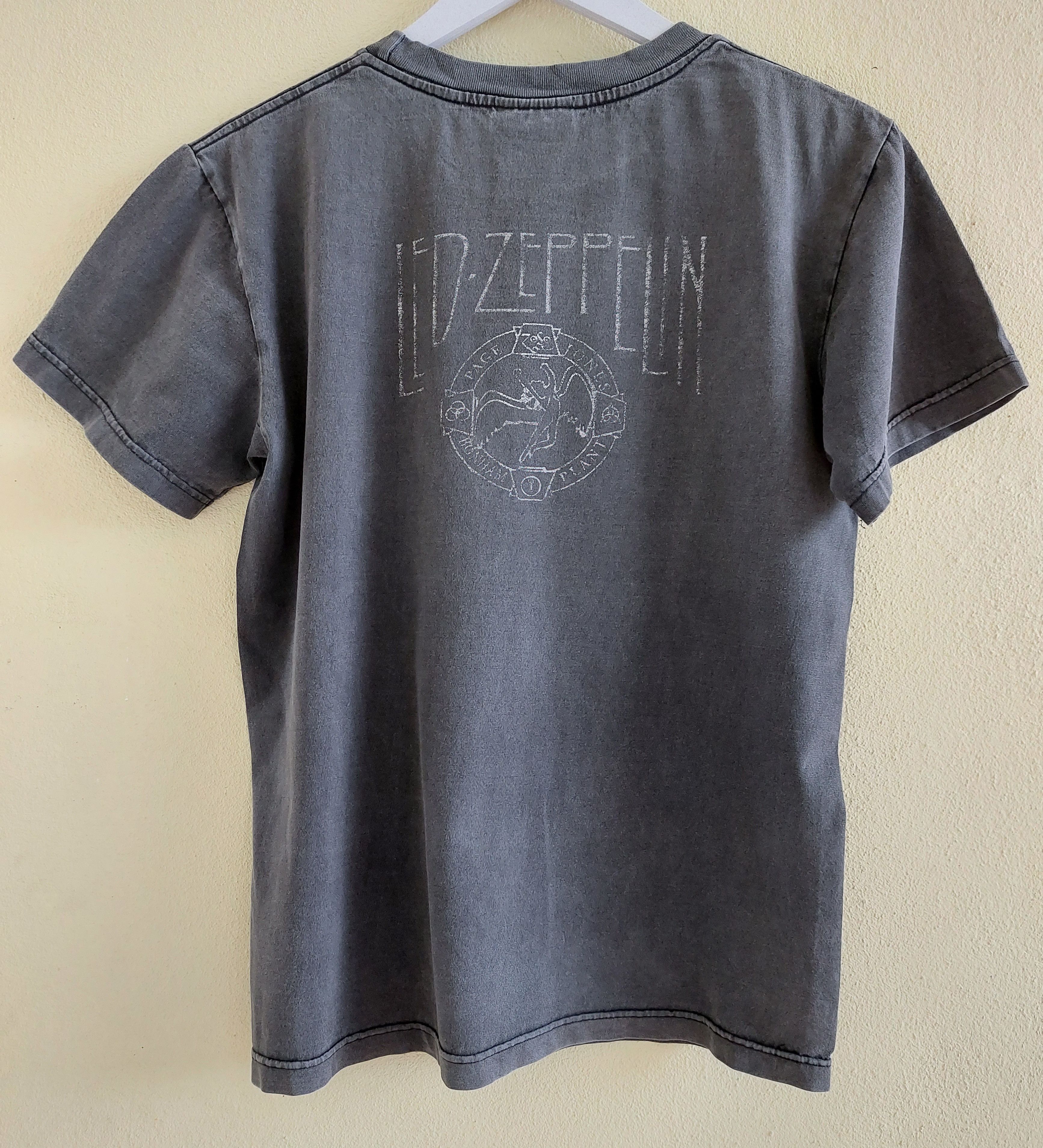 Led Zeppelin LED ZEPPELIN vintage 90's t-shirt made in USA by SOLID ROCK Size US S / EU 44-46 / 1 - 6 Thumbnail
