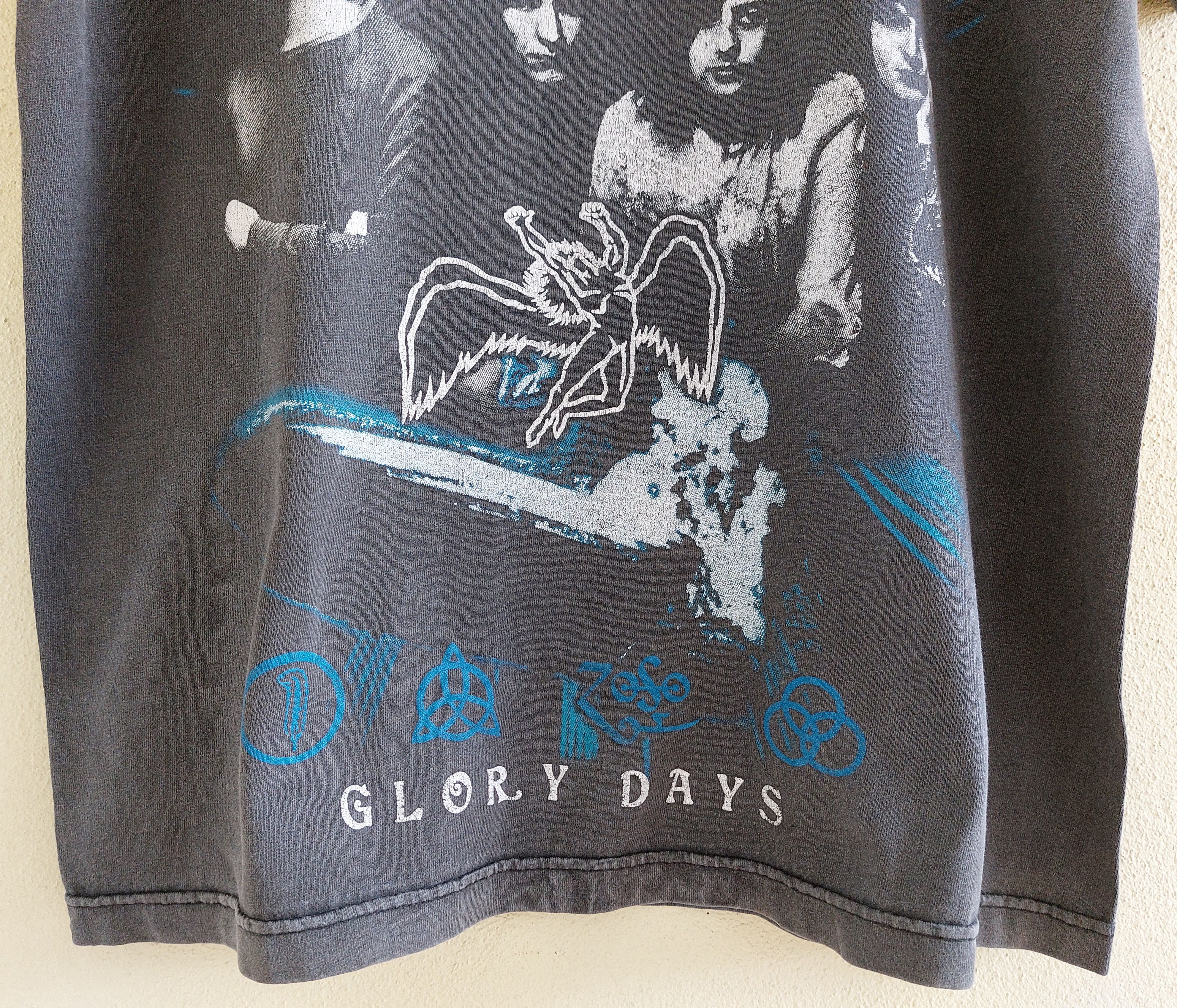 Led Zeppelin LED ZEPPELIN vintage 90's t-shirt made in USA by SOLID ROCK Size US S / EU 44-46 / 1 - 3 Thumbnail