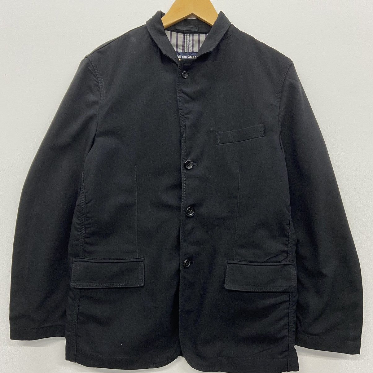 Comme des Garcons Homme × Japanese Brand × Rei Kawakubo Rare!! COMME DES GARCONS HOMME blazer AD 2005 Size 38S - 2 Thumbnail
