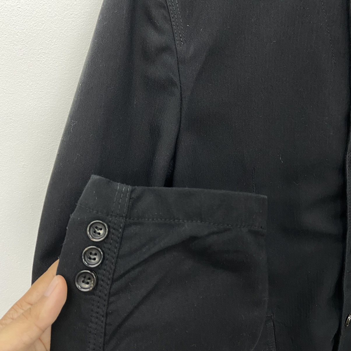 Comme des Garcons Homme × Japanese Brand × Rei Kawakubo Rare!! COMME DES GARCONS HOMME blazer AD 2005 Size 38S - 4 Thumbnail