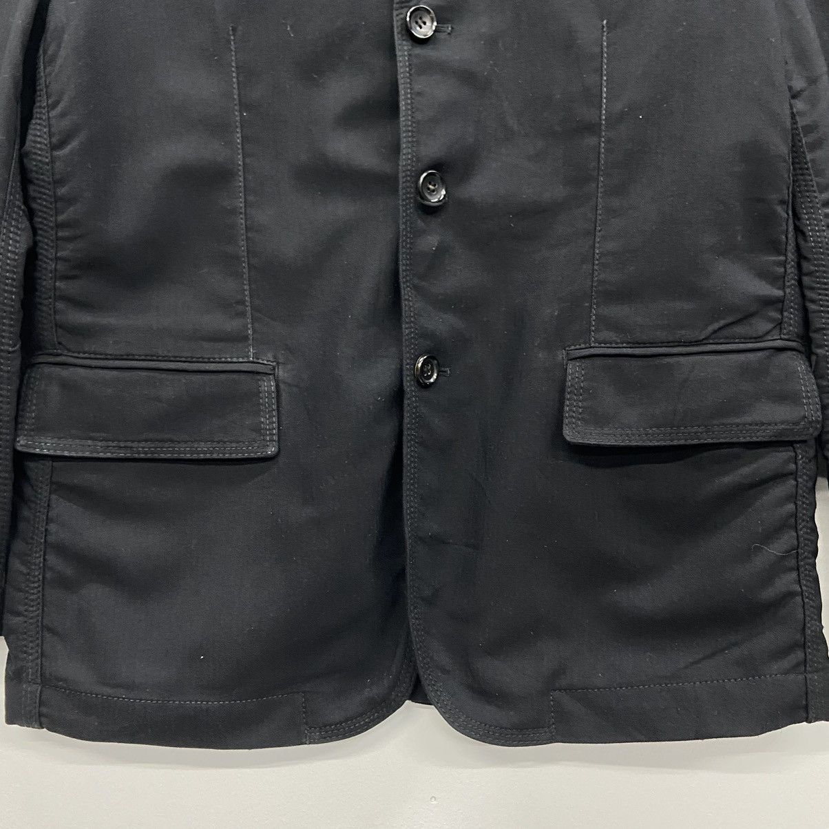 Comme des Garcons Homme × Japanese Brand × Rei Kawakubo Rare!! COMME DES GARCONS HOMME blazer AD 2005 Size 38S - 6 Thumbnail