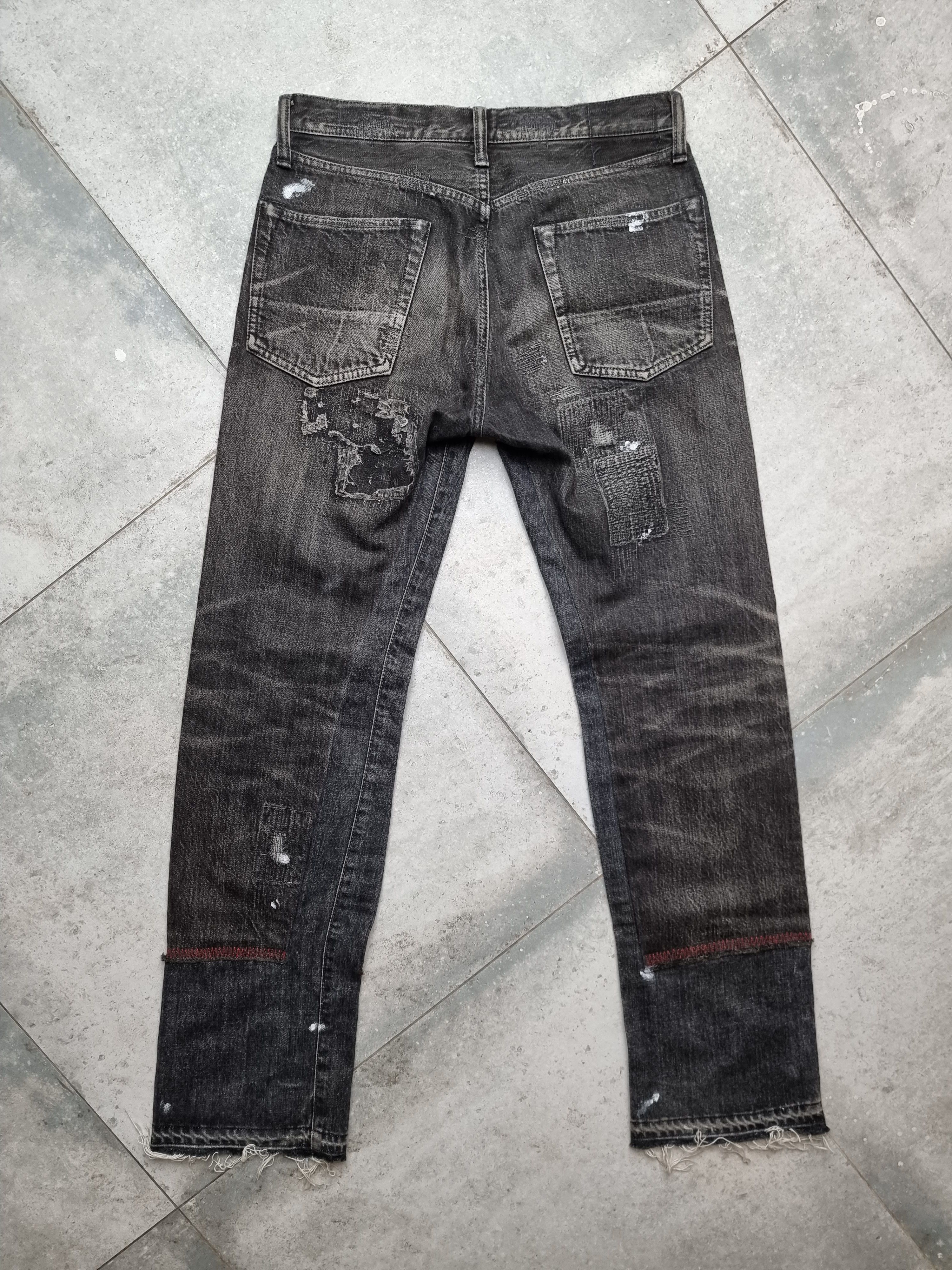 Kapital Kapital Destroyed Boro Denim Jeans Size US 31 - 2 Thumbnail