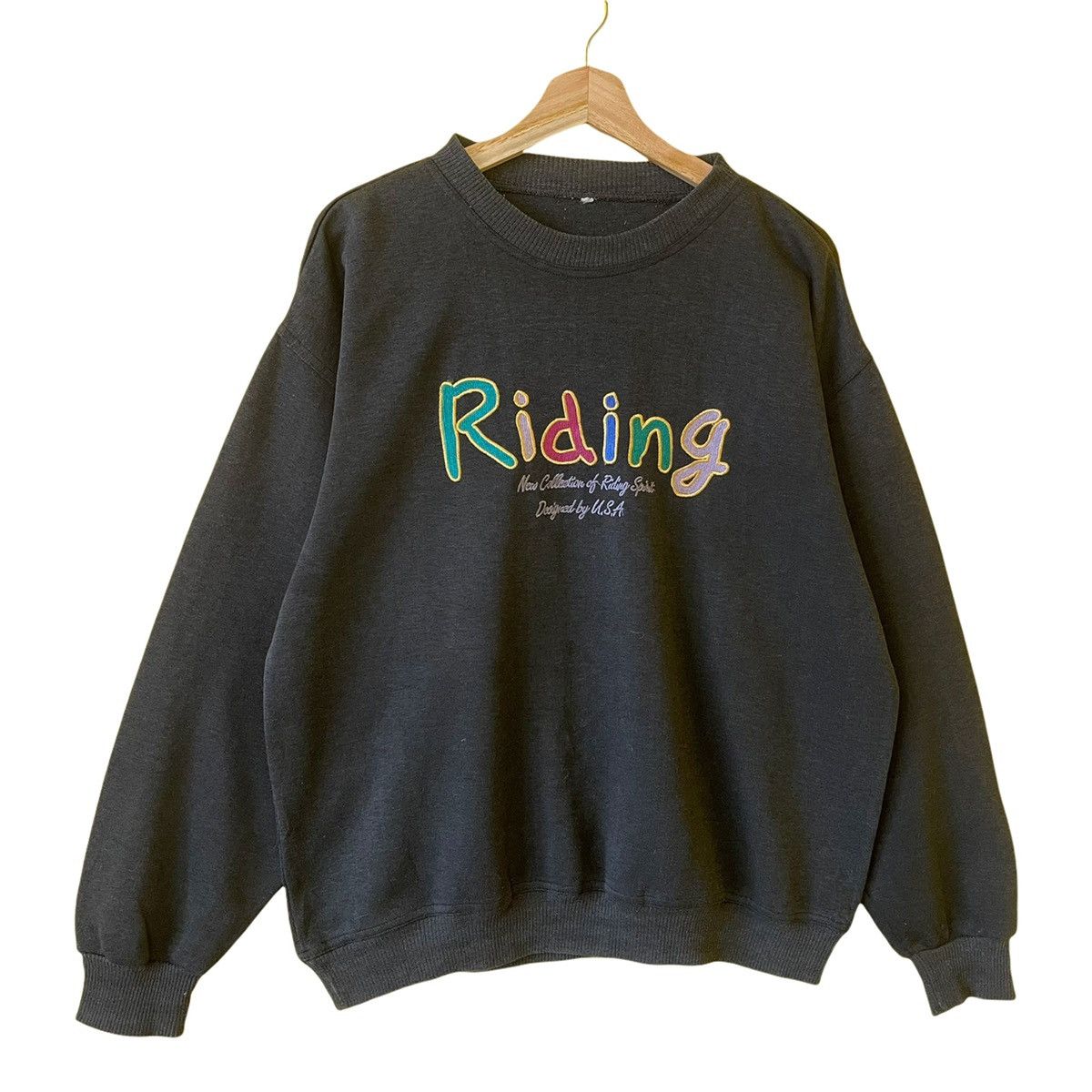 Vintage New Collection Of Riding Spirit Crewneck Sweatshirt Size L Size US M / EU 48-50 / 2 - 2 Thumbnail