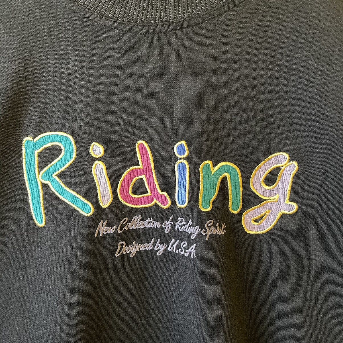 Vintage New Collection Of Riding Spirit Crewneck Sweatshirt Size L Size US M / EU 48-50 / 2 - 5 Thumbnail