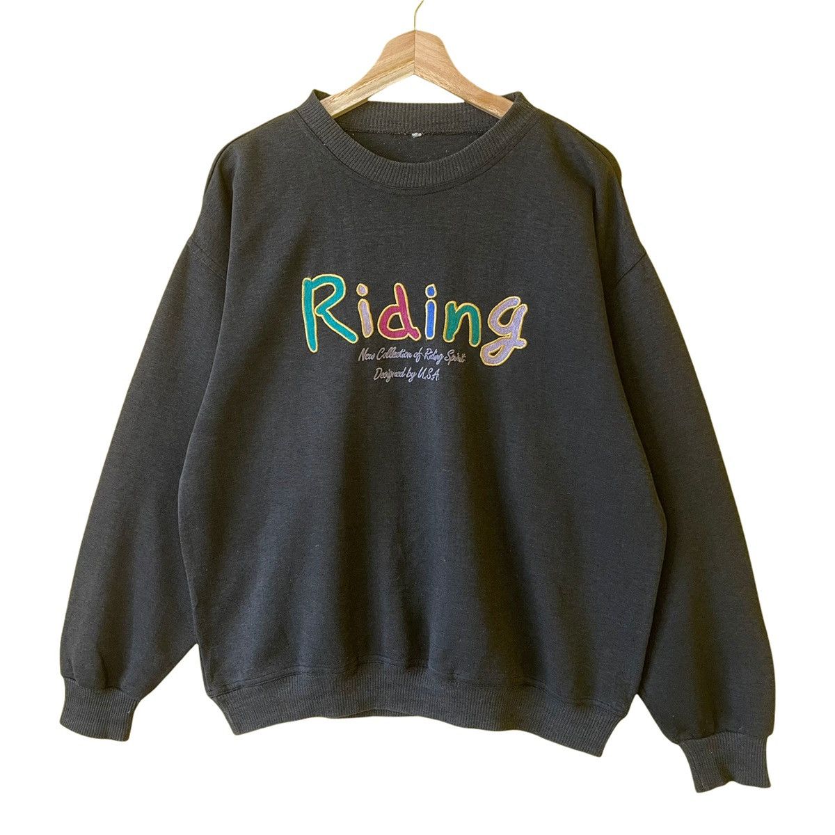 Vintage New Collection Of Riding Spirit Crewneck Sweatshirt Size L Size US M / EU 48-50 / 2 - 3 Thumbnail