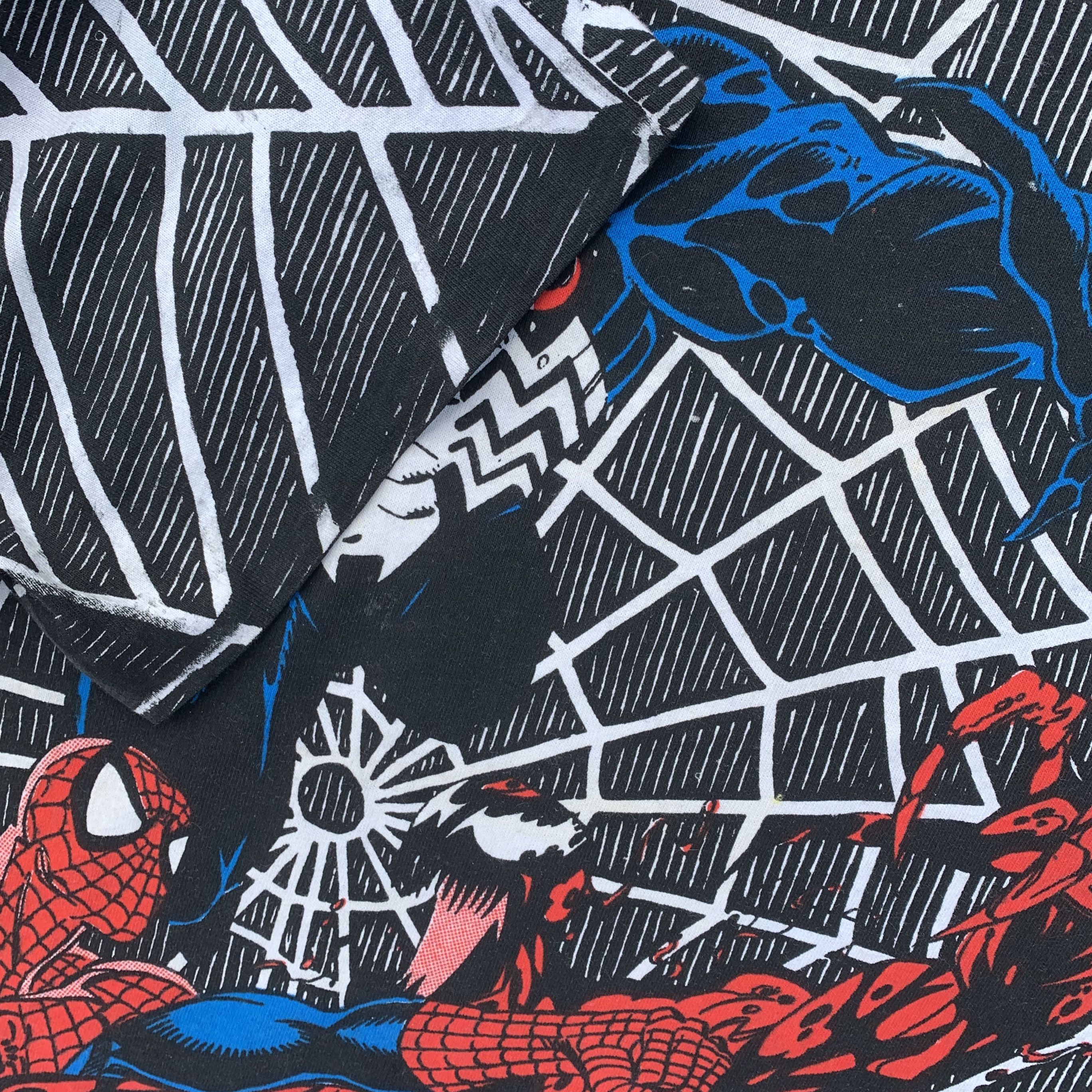 Marvel Comics × Other × Vintage 1993 Marvel Comics Tee Spiderman Venom Carnage AOP Size US XL / EU 56 / 4 - 6 Thumbnail