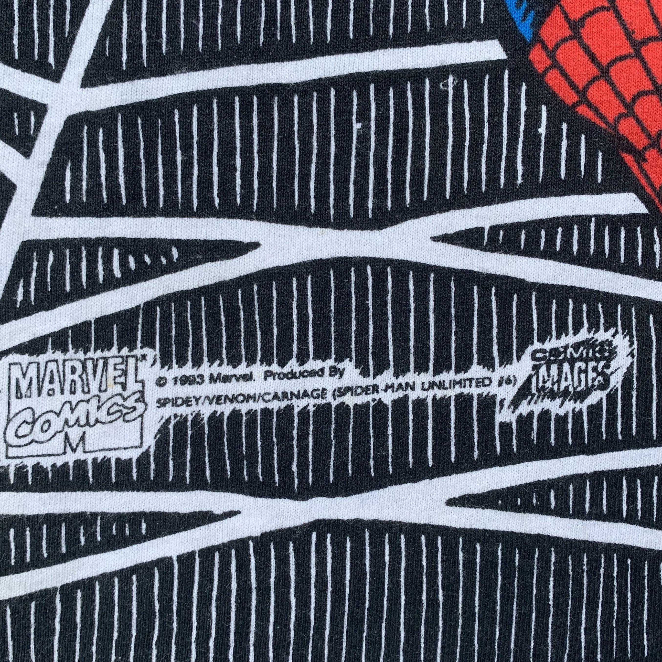 Marvel Comics × Other × Vintage 1993 Marvel Comics Tee Spiderman Venom Carnage AOP Size US XL / EU 56 / 4 - 3 Thumbnail