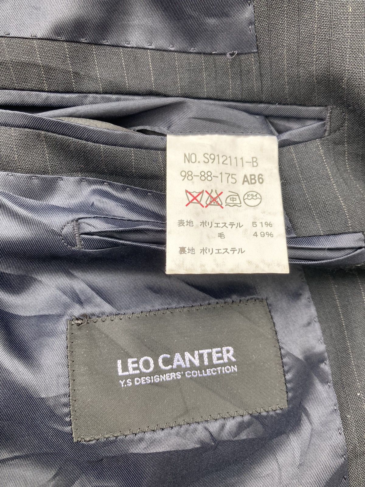 Japanese Brand × Yohji Yamamoto YOHJI YAMAMOTO LEO CANTER BLAZER JACKET Size US M / EU 48-50 / 2 - 7 Thumbnail