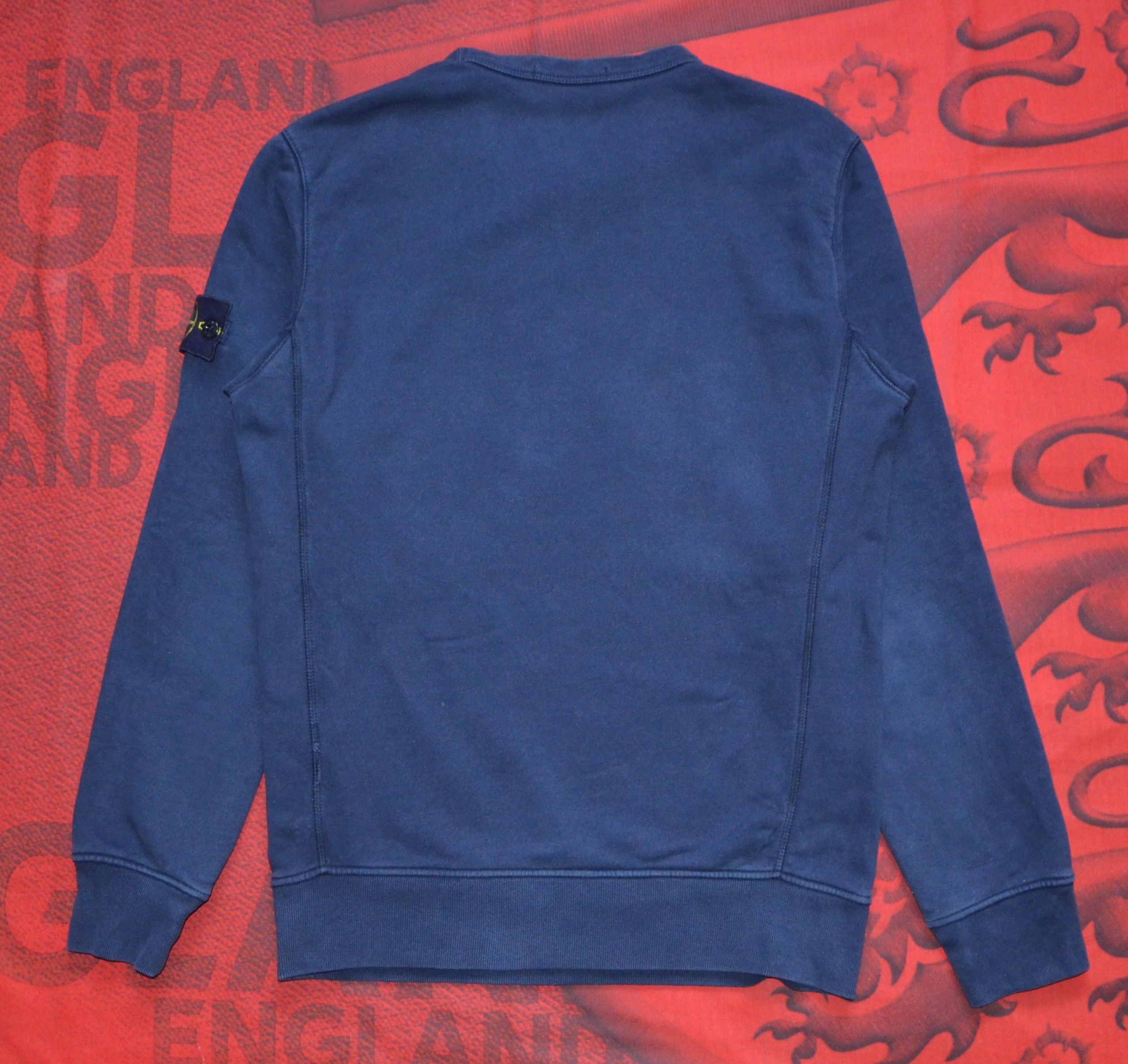 Stone Island Stone Island Men's Sweatshirt 100% Cotton Navy S Authentic Size US S / EU 44-46 / 1 - 12 Thumbnail