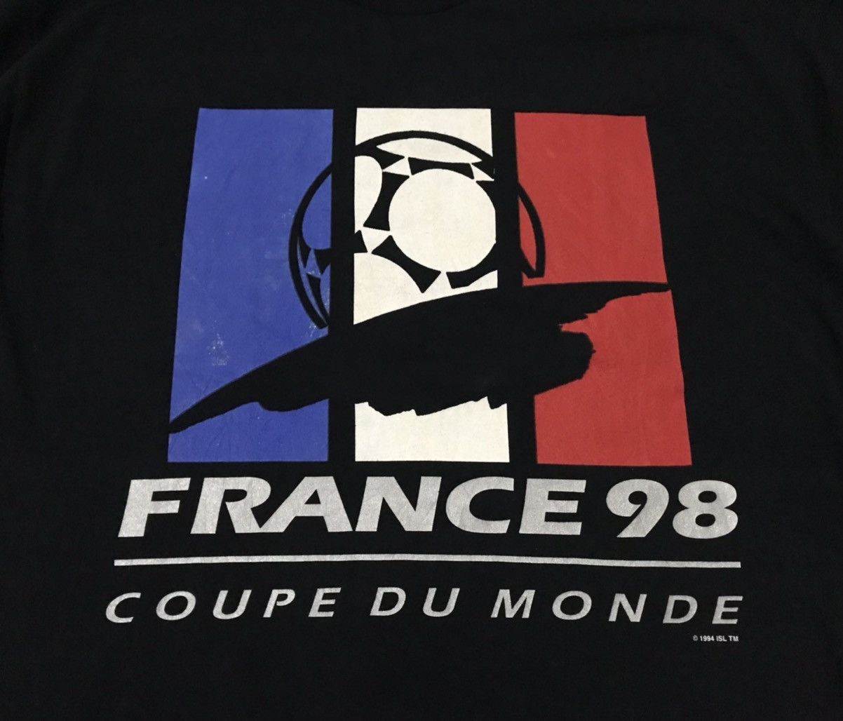 Adidas × Sports Specialties Vintage 90s France 98 World Cup Promo Tshirt by Adidas & JVC Size US XL / EU 56 / 4 - 2 Thumbnail