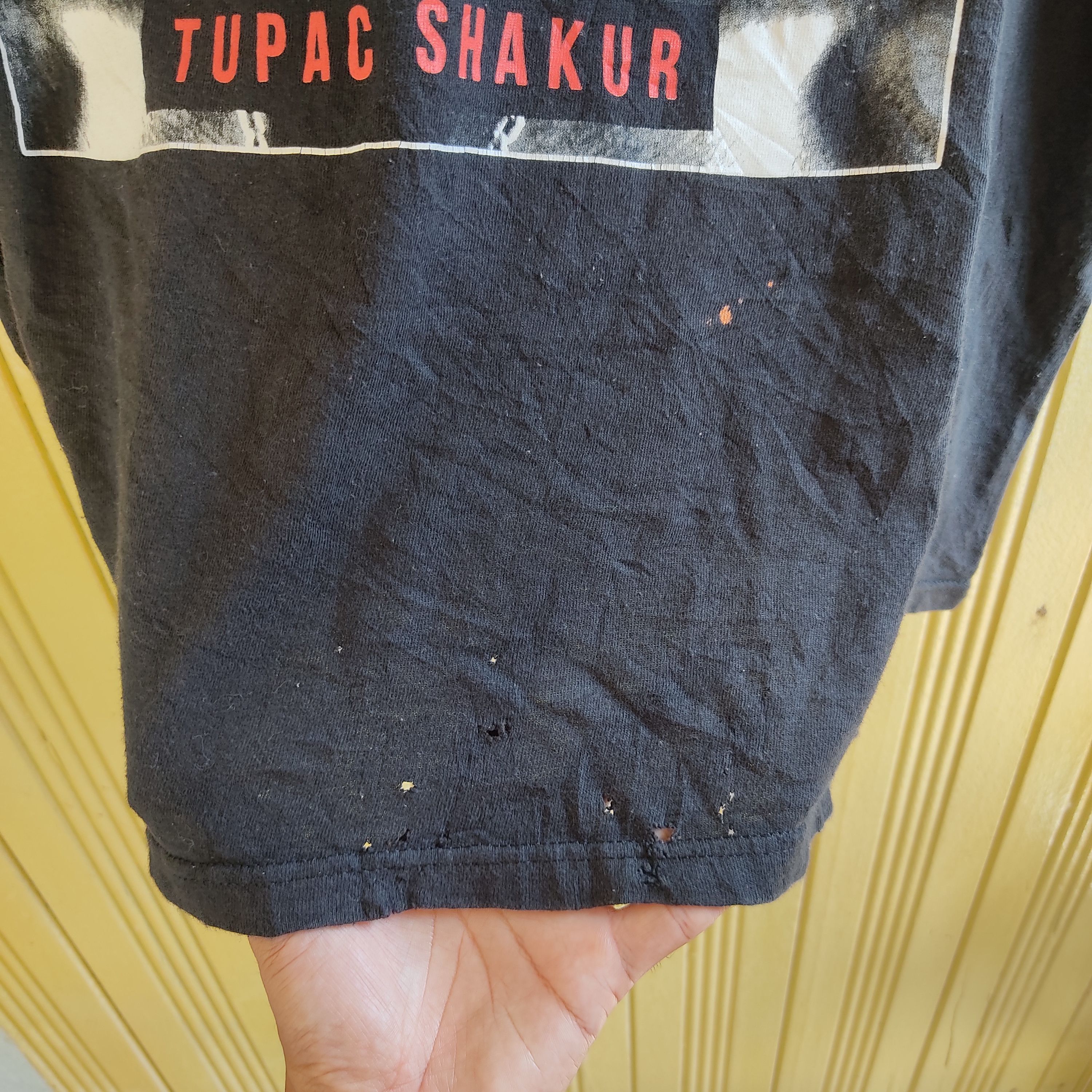 Rap Tees Tupac Shakur Amerikaz Most Wanted Tshirts Big Sizes Size US XL / EU 56 / 4 - 7 Thumbnail
