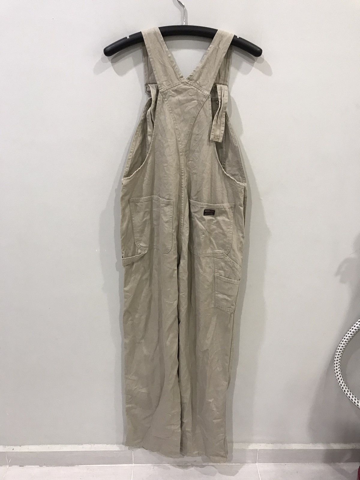 Vintage 🔥FOR W34-W35🔥BOBSON USA Light Overall Size US 37 - 6 Thumbnail