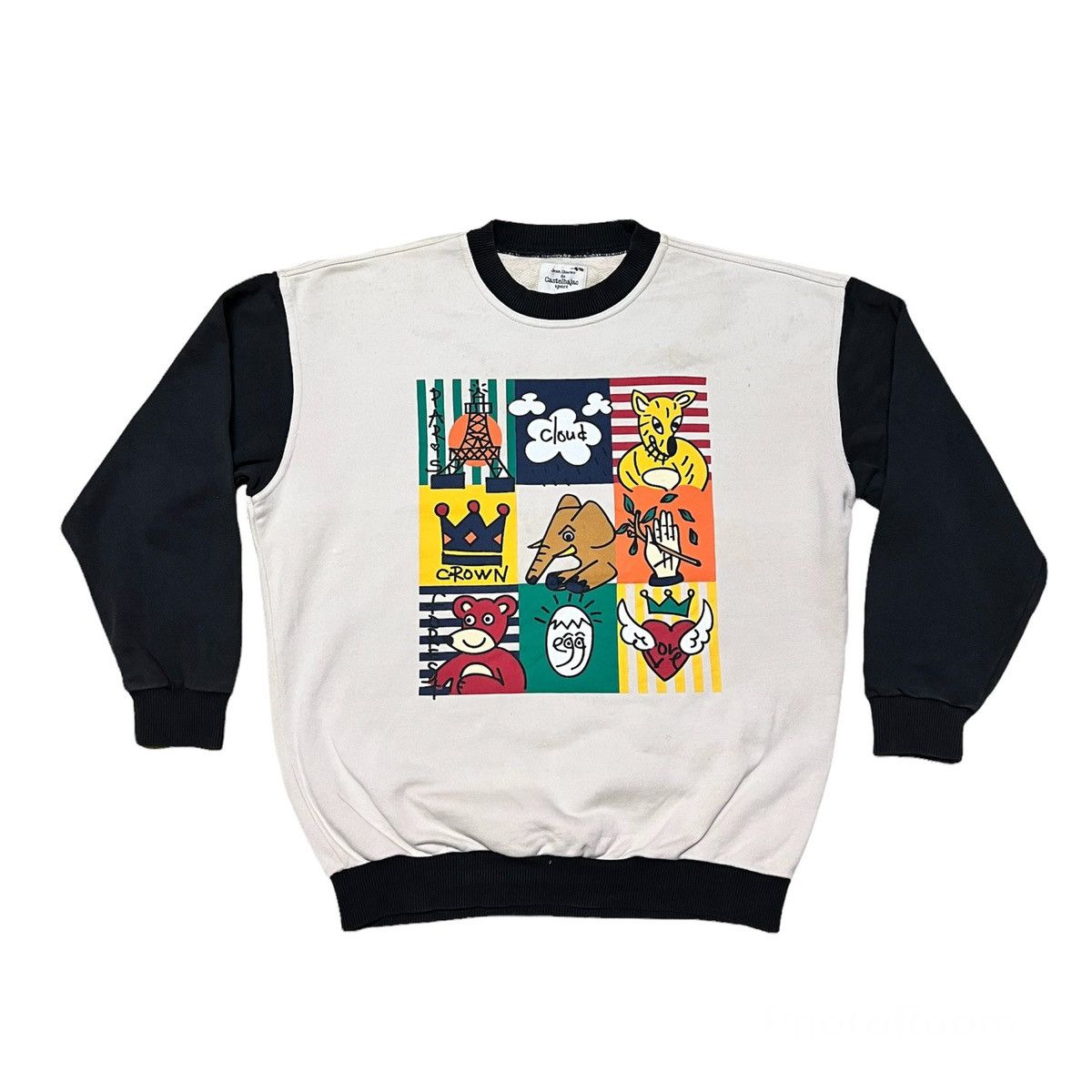 Jean Charles De Castelbajac × Vintage Jean Charles de Castelbajac Sweatshirt Big Logo Size US M / EU 48-50 / 2 - 1 Thumbnail