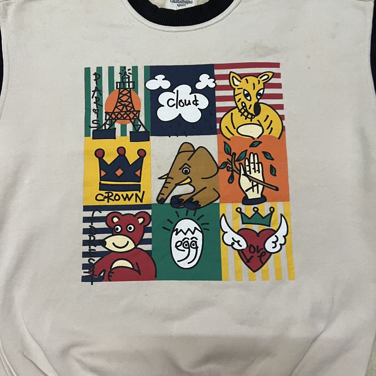 Jean Charles De Castelbajac × Vintage Jean Charles de Castelbajac Sweatshirt Big Logo Size US M / EU 48-50 / 2 - 3 Thumbnail