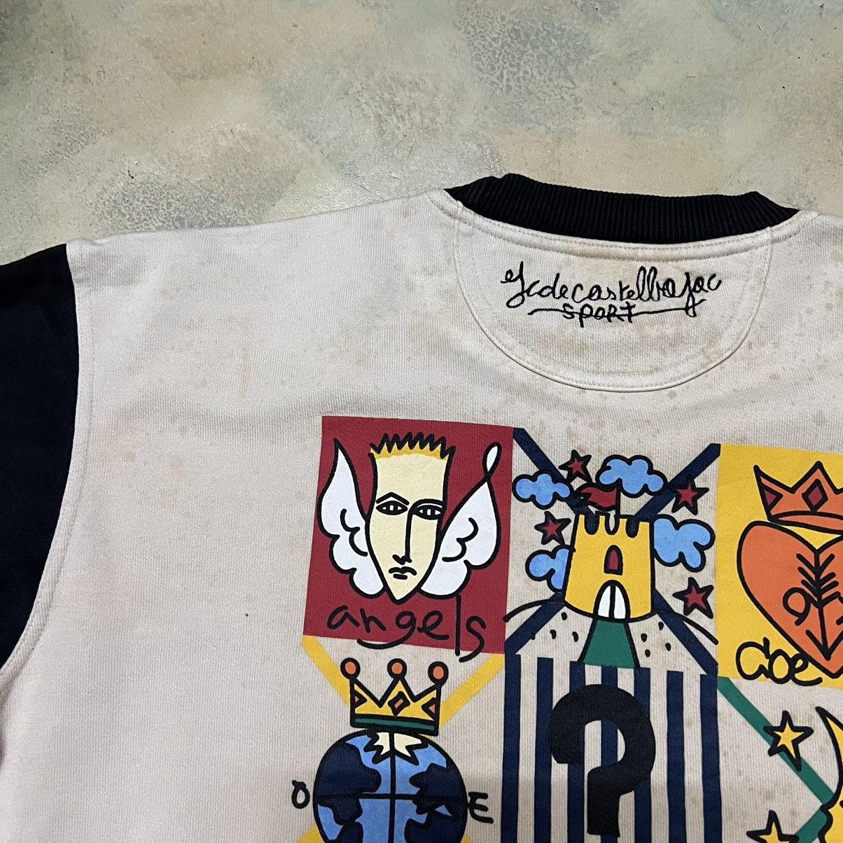 Jean Charles De Castelbajac × Vintage Jean Charles de Castelbajac Sweatshirt Big Logo Size US M / EU 48-50 / 2 - 14 Thumbnail