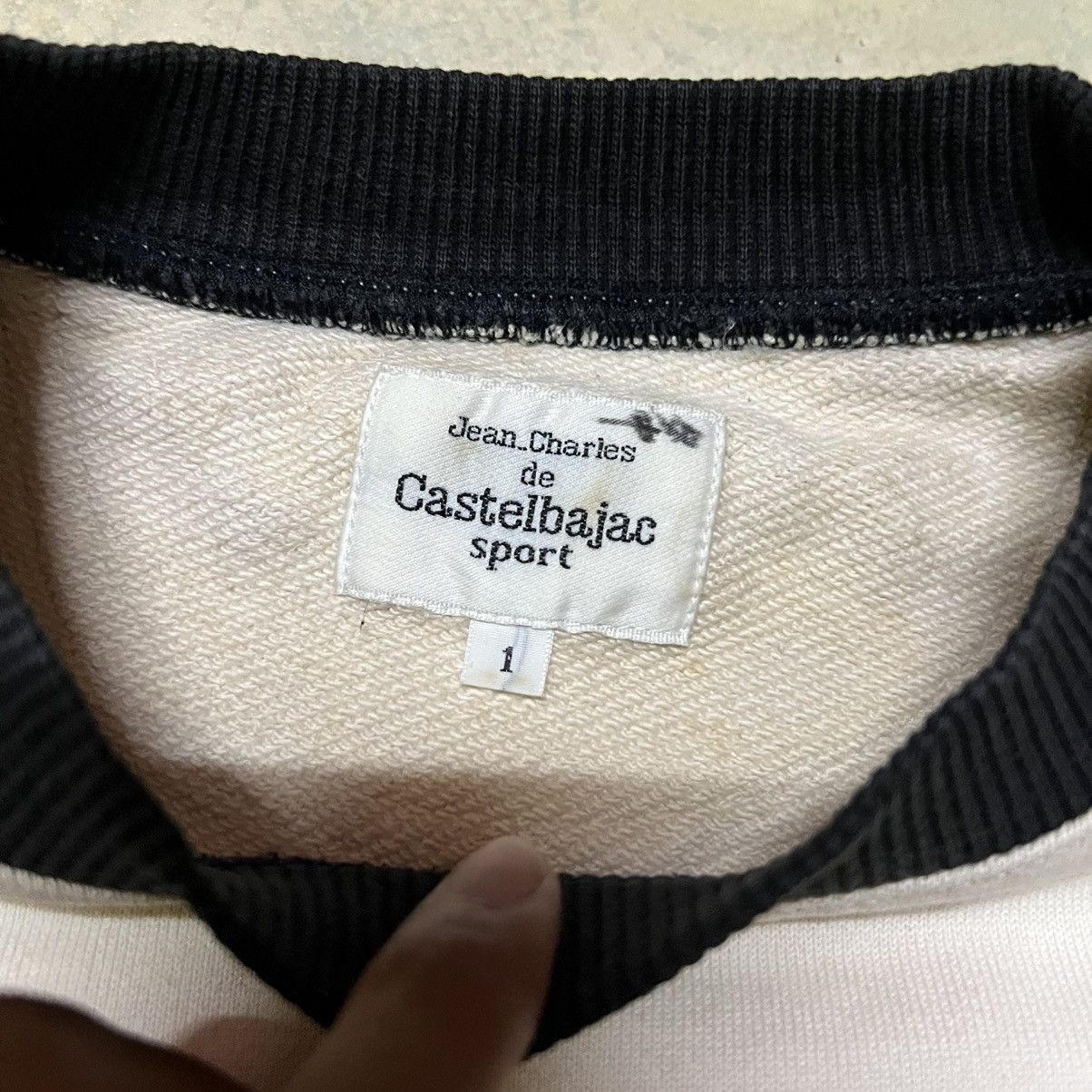Jean Charles De Castelbajac × Vintage Jean Charles de Castelbajac Sweatshirt Big Logo Size US M / EU 48-50 / 2 - 7 Thumbnail