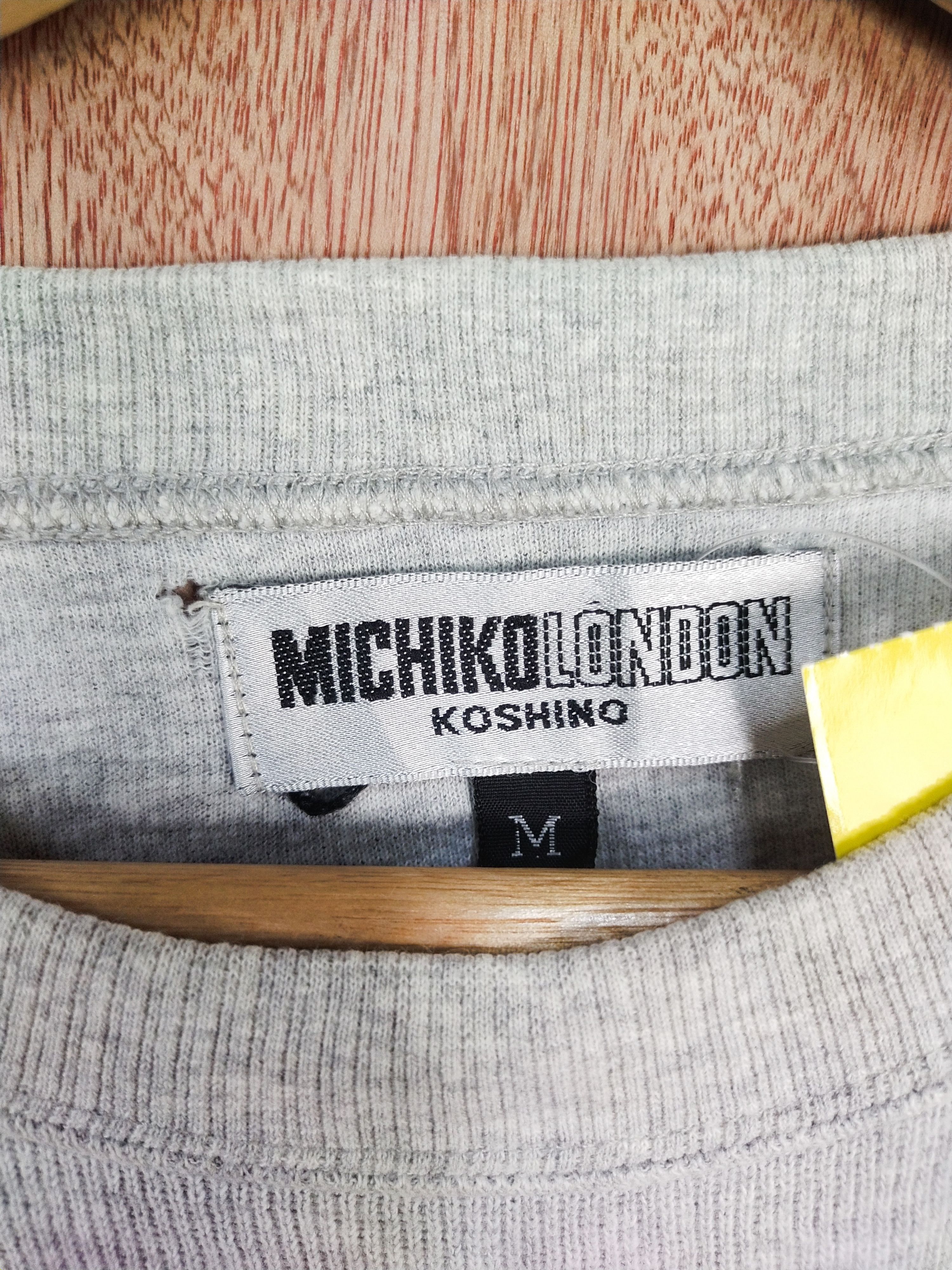 Michiko Koshino London Michiko London Koshino gray sweatshirt #S072 Size US M / EU 48-50 / 2 - 3 Thumbnail