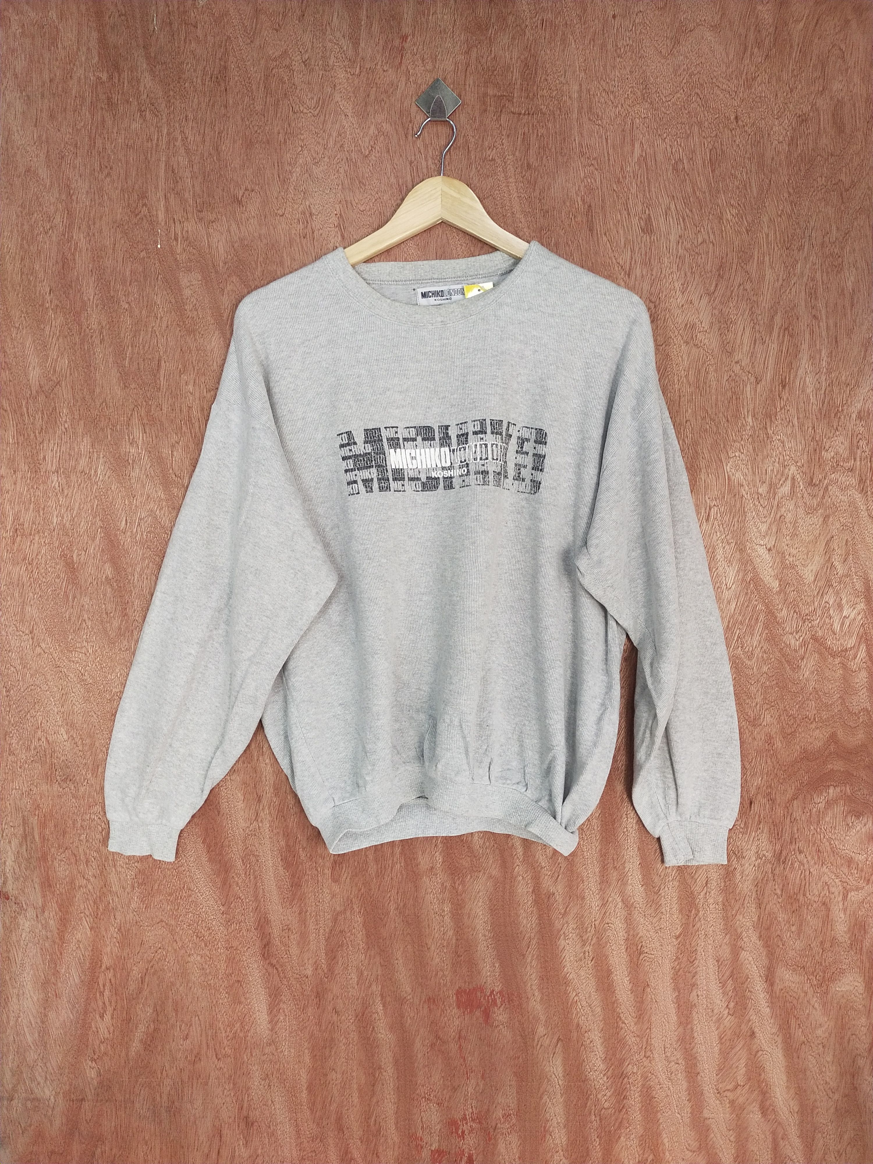 Michiko Koshino London Michiko London Koshino gray sweatshirt #S072 Size US M / EU 48-50 / 2 - 1 Thumbnail