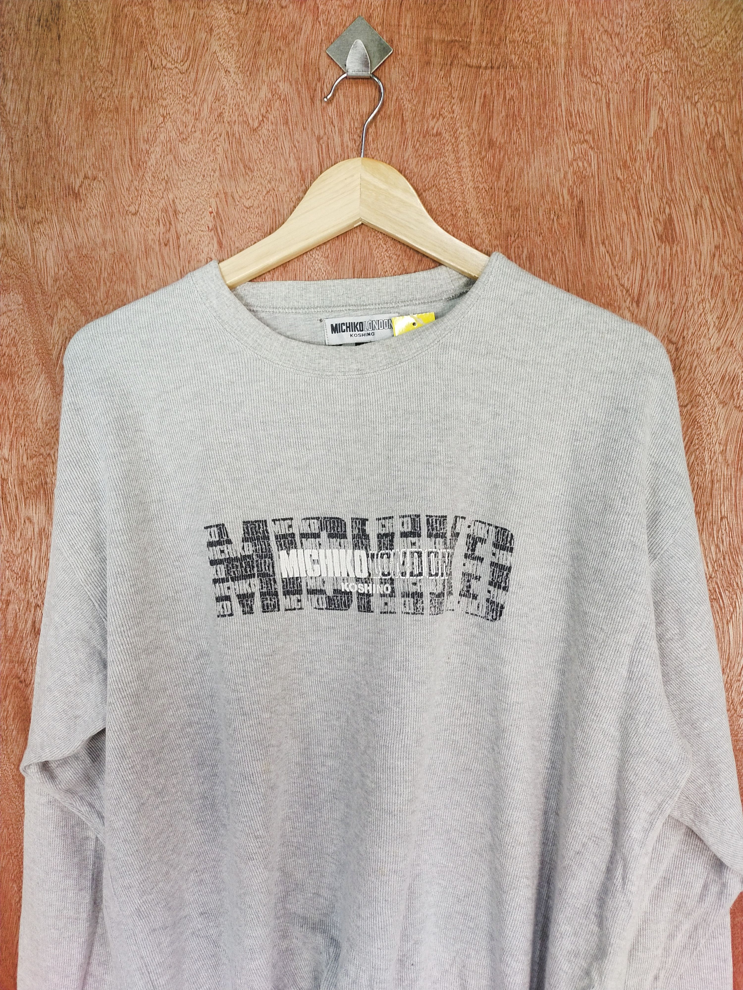 Michiko Koshino London Michiko London Koshino gray sweatshirt #S072 Size US M / EU 48-50 / 2 - 2 Thumbnail