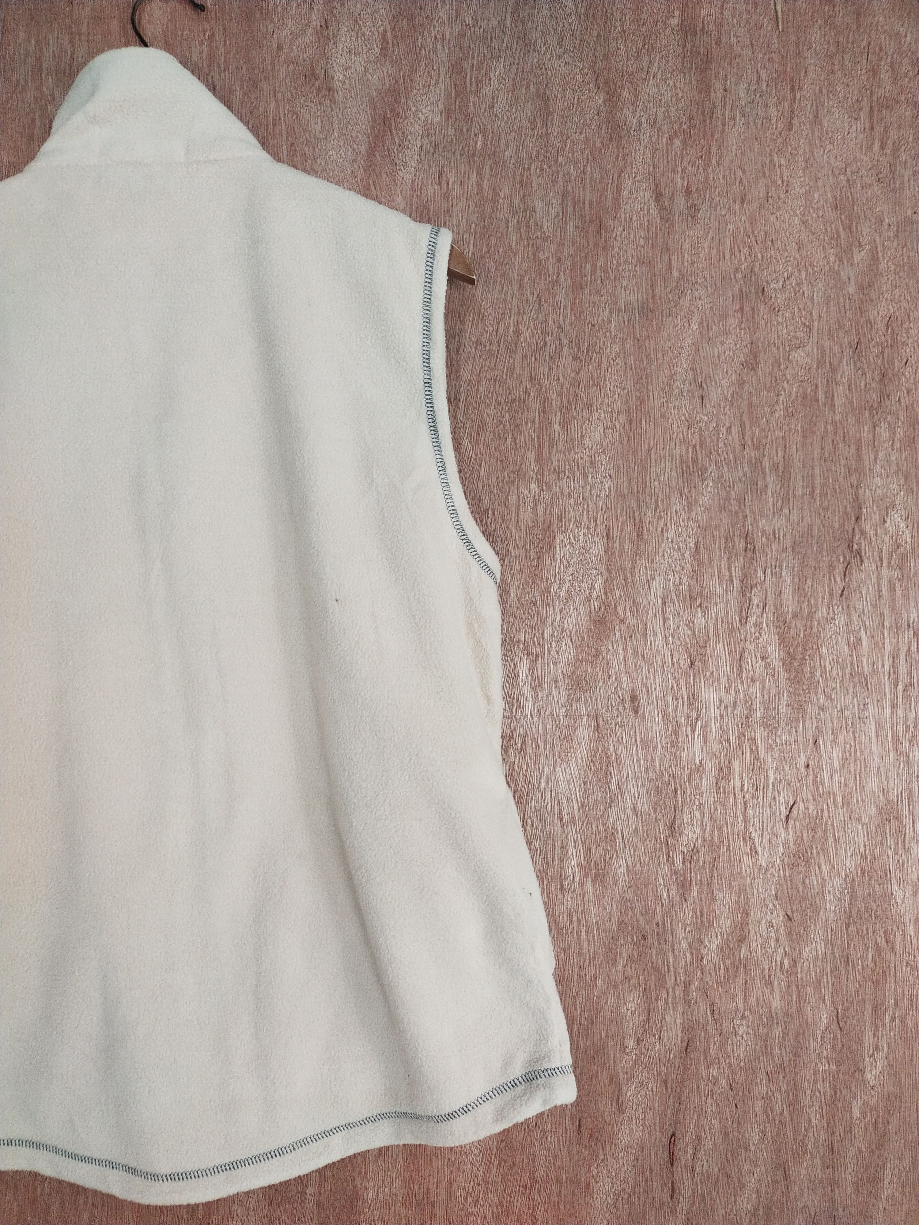 Japanese Brand × Kansai Yamamoto Kansai Yamamoto Body Max cream fleece vest #S071 Size US L / EU 52-54 / 3 - 12 Thumbnail
