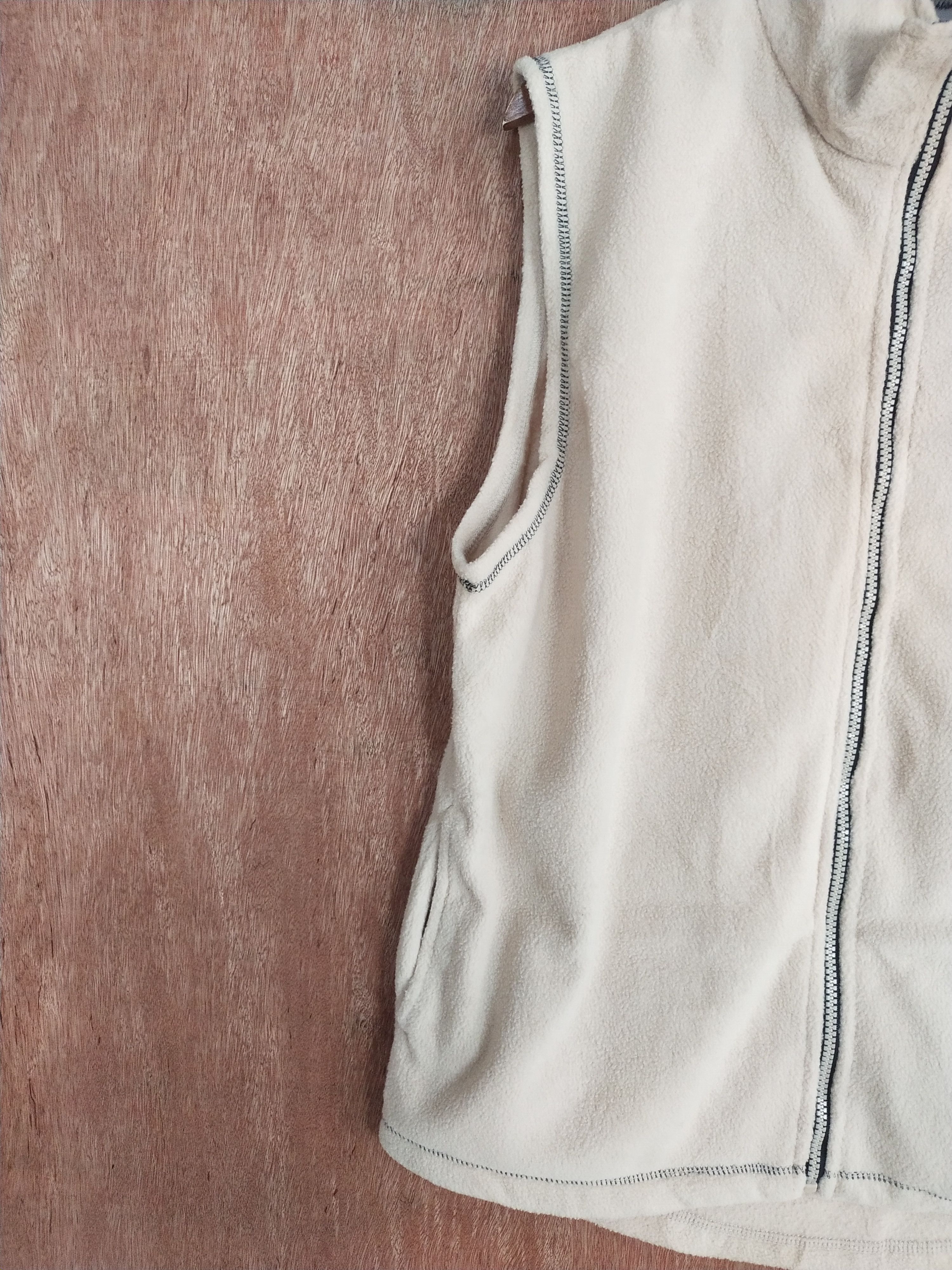 Japanese Brand × Kansai Yamamoto Kansai Yamamoto Body Max cream fleece vest #S071 Size US L / EU 52-54 / 3 - 3 Thumbnail