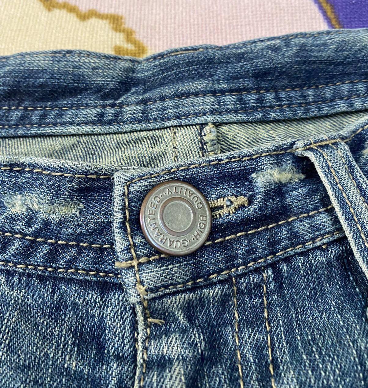 Japanese Brand Japanese Brand Skull Design Denim Pants x Rare Size US 32 / EU 48 - 10 Thumbnail