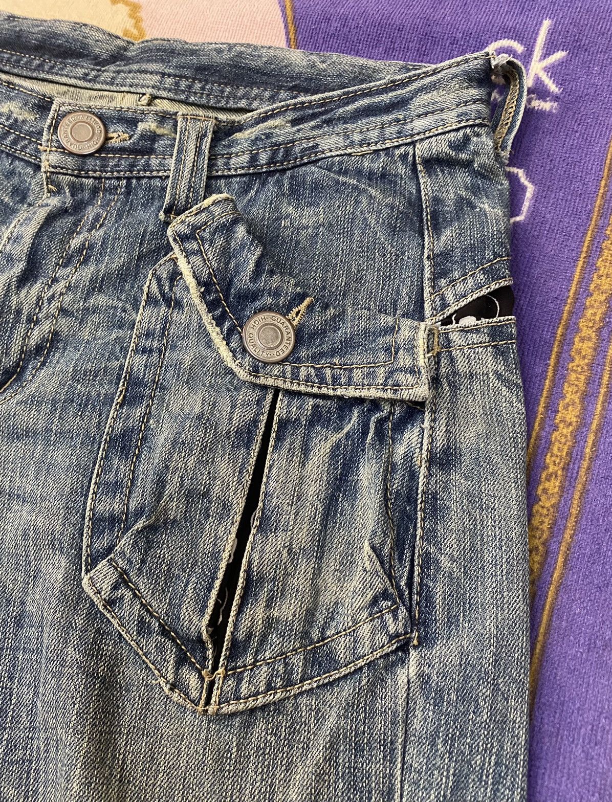 Japanese Brand Japanese Brand Skull Design Denim Pants x Rare Size US 32 / EU 48 - 9 Thumbnail