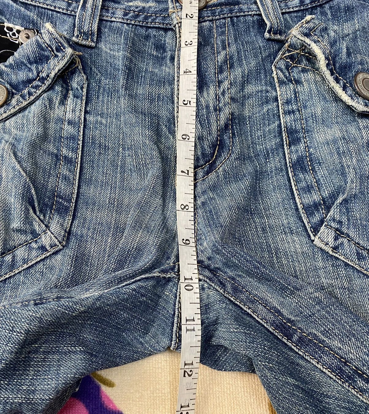 Japanese Brand Japanese Brand Skull Design Denim Pants x Rare Size US 32 / EU 48 - 15 Thumbnail