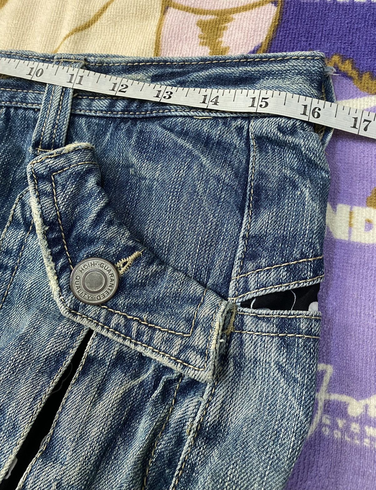 Japanese Brand Japanese Brand Skull Design Denim Pants x Rare Size US 32 / EU 48 - 14 Thumbnail