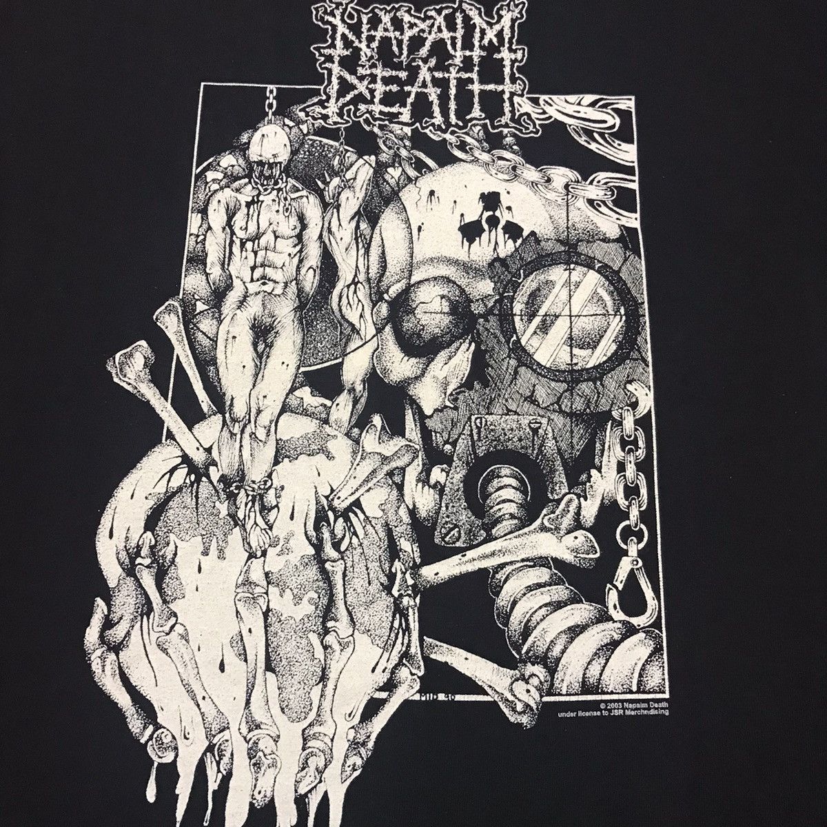 Band Tees × Vintage Vintage Napalm Death Harmony Corruption Grindcore T Shirt Size US M / EU 48-50 / 2 - 5 Thumbnail