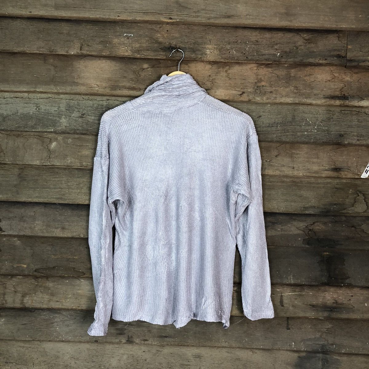Japanese Brand Bg Sepia japan Grey Knitwear #H133 Size US L / EU 52-54 / 3 - 11 Thumbnail