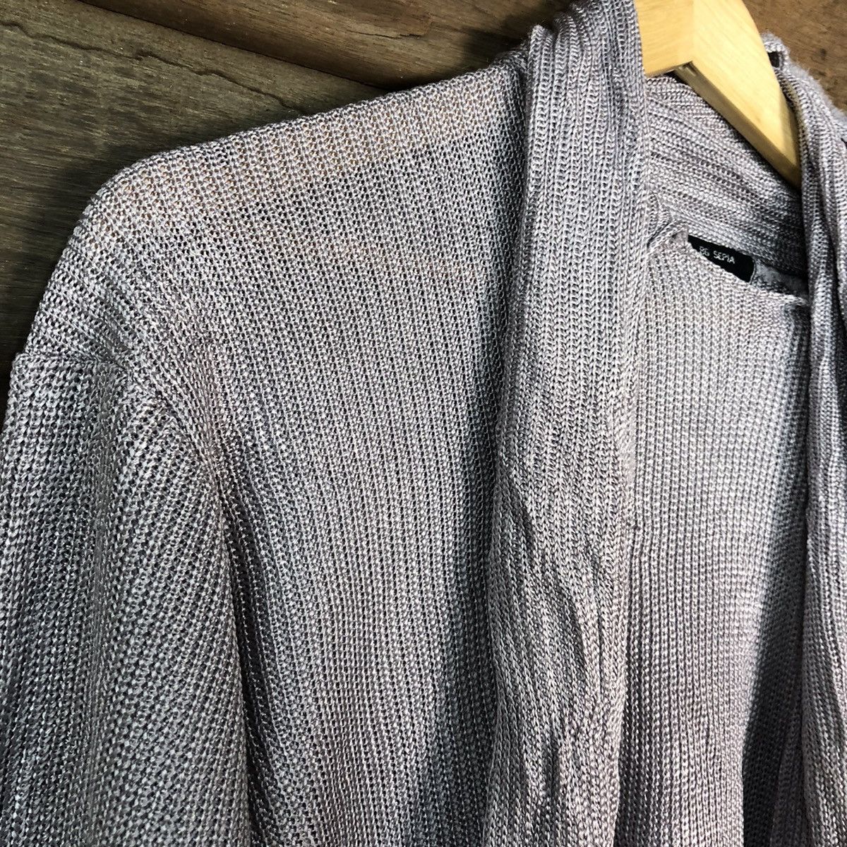 Japanese Brand Bg Sepia japan Grey Knitwear #H133 Size US L / EU 52-54 / 3 - 9 Thumbnail