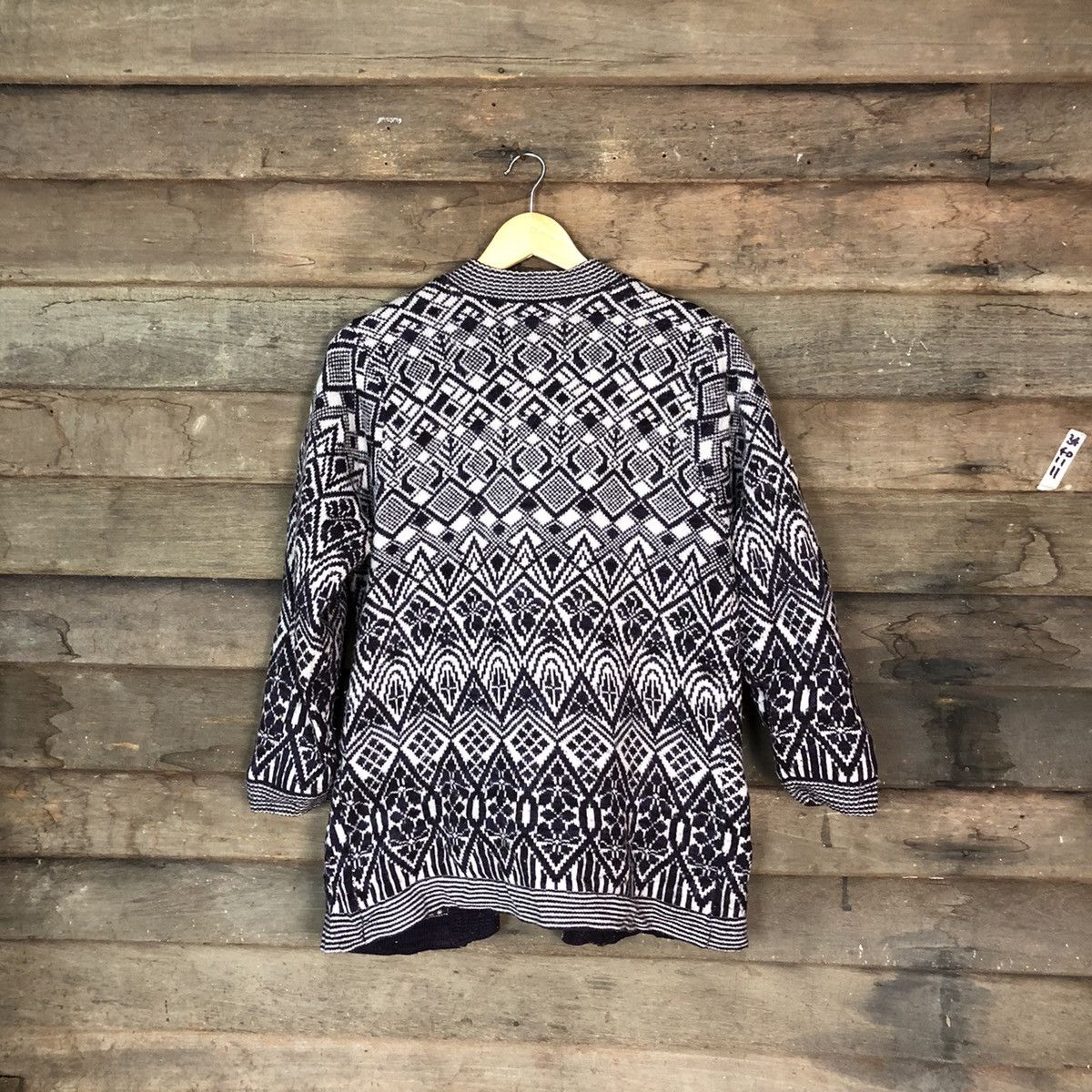 Japanese Brand × Vintage Japan Art Purple Patterned Cardigans #H131 Size US M / EU 48-50 / 2 - 9 Thumbnail