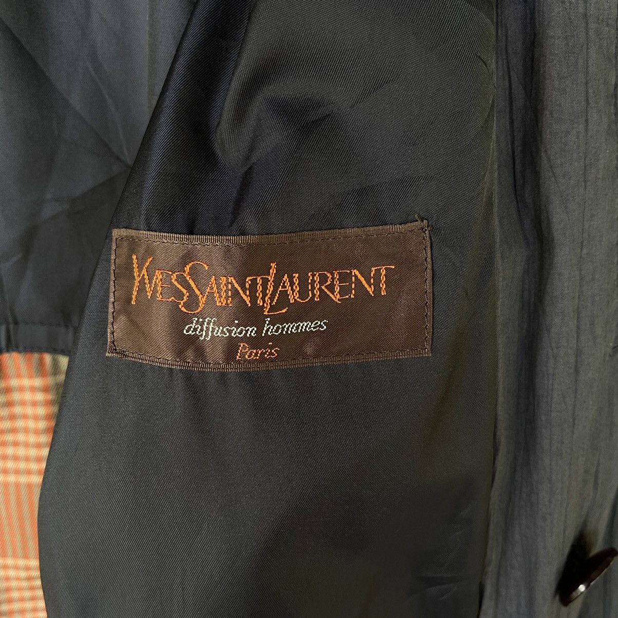 Vintage × Yves Saint Laurent Yves Saint Laurent YSL Homme 1980s Trench Coat Size US L / EU 52-54 / 3 - 14 Thumbnail