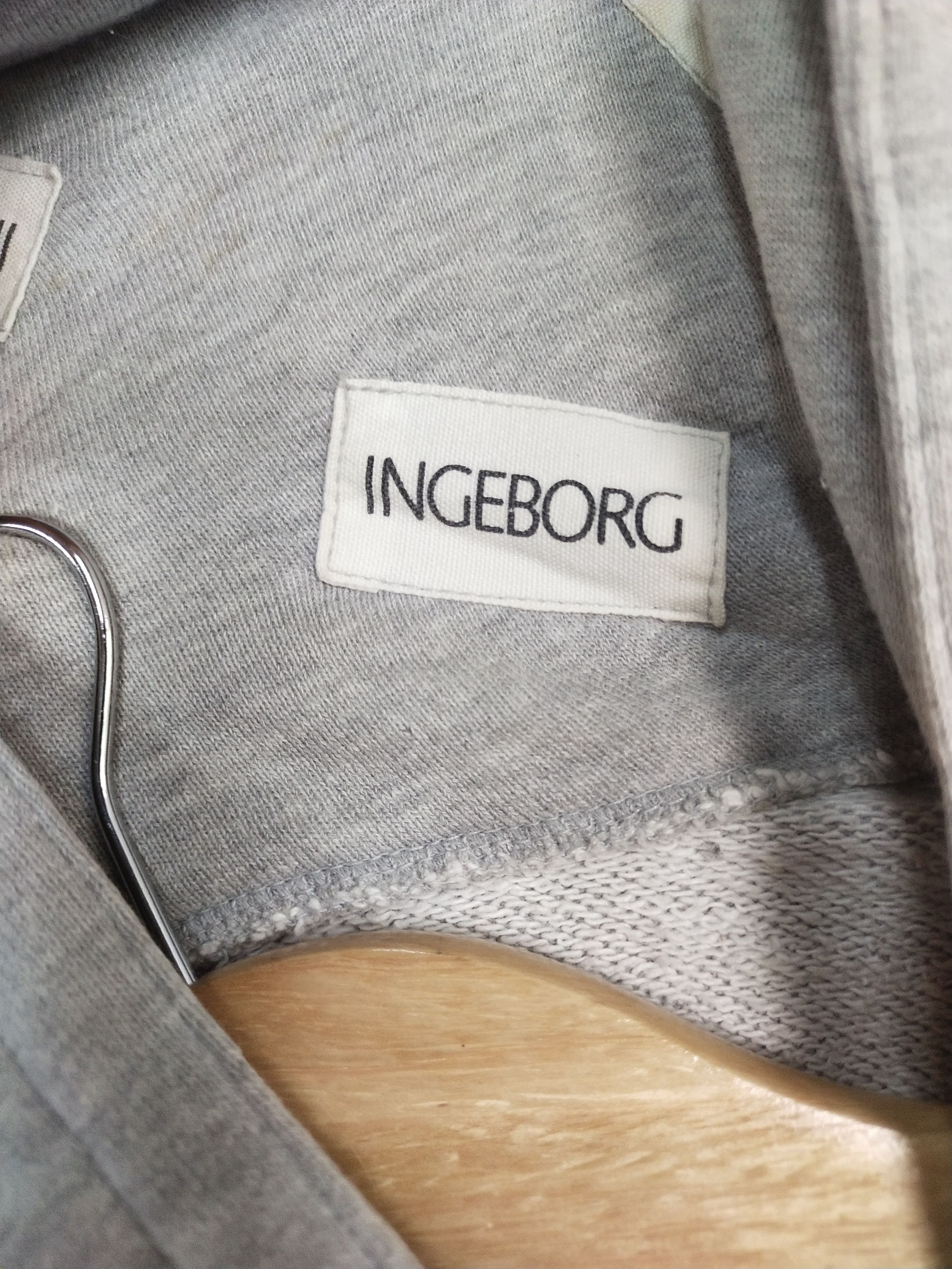 Japanese Brand In Geborg fullprint hoodie gray sweaters #H189 Size US M / EU 48-50 / 2 - 6 Thumbnail