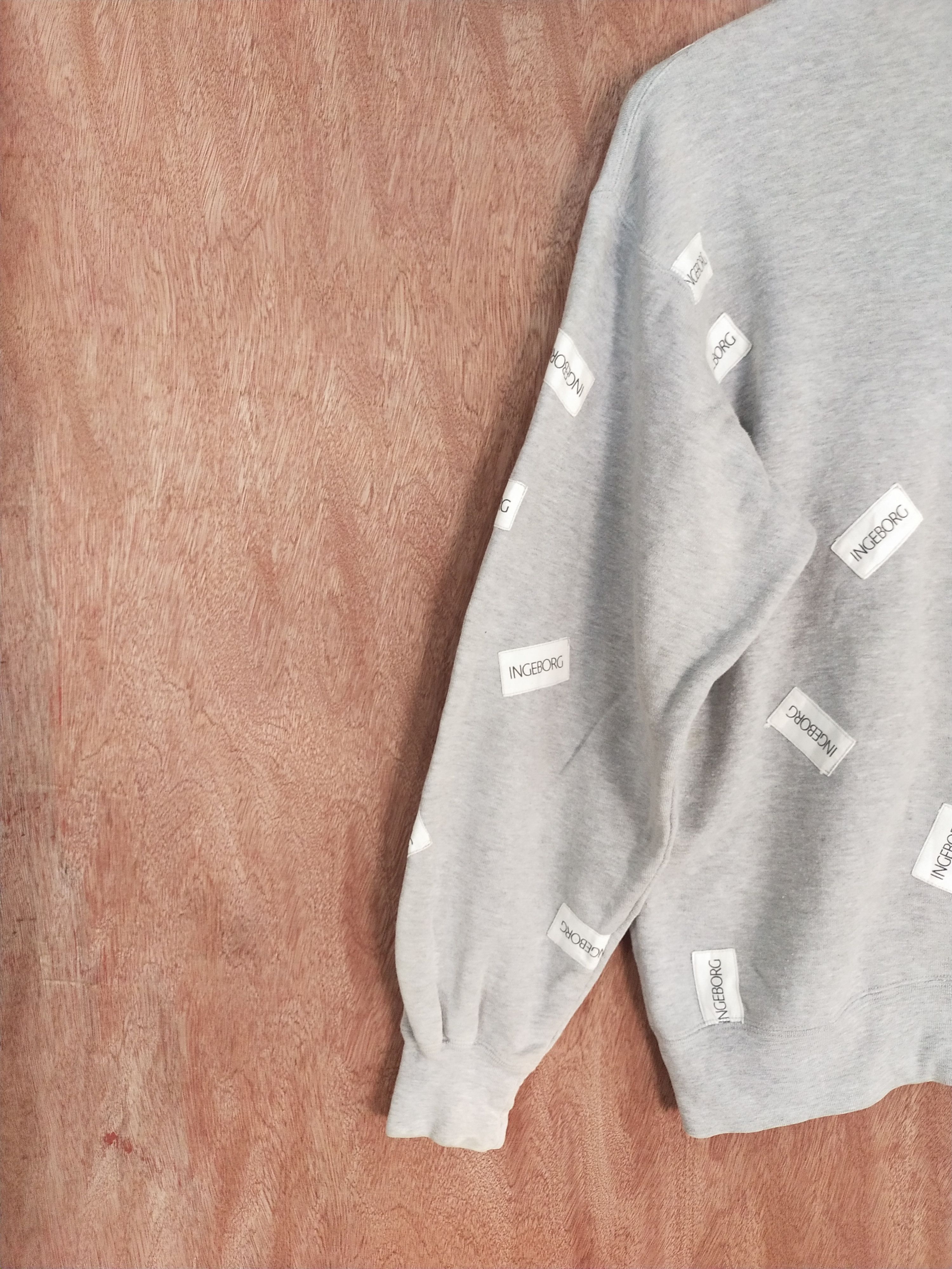 Japanese Brand In Geborg fullprint hoodie gray sweaters #H189 Size US M / EU 48-50 / 2 - 11 Thumbnail